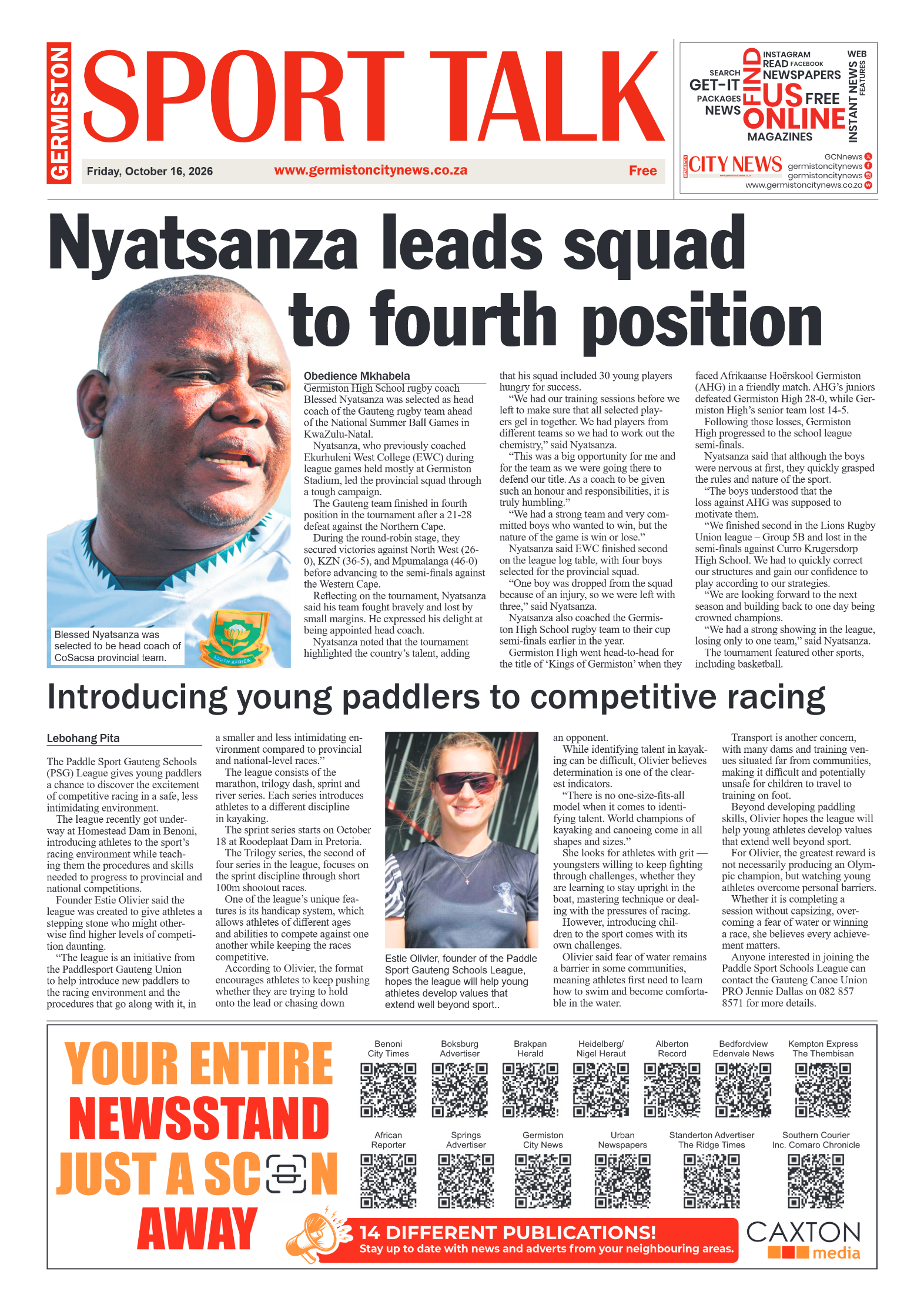 Germiston City News 16 October 2026 page 8