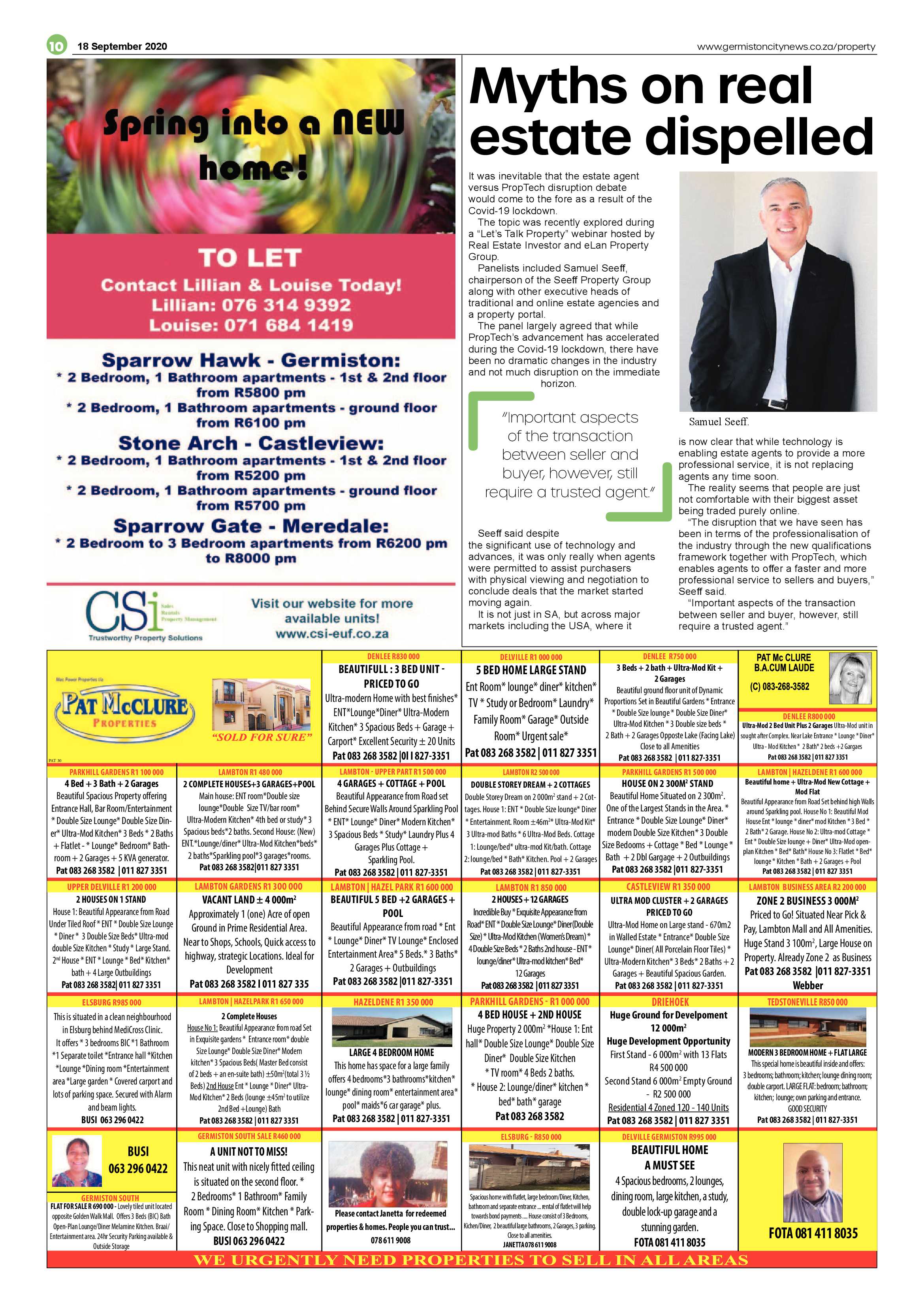 Germiston City News 16 September 2020 page 10
