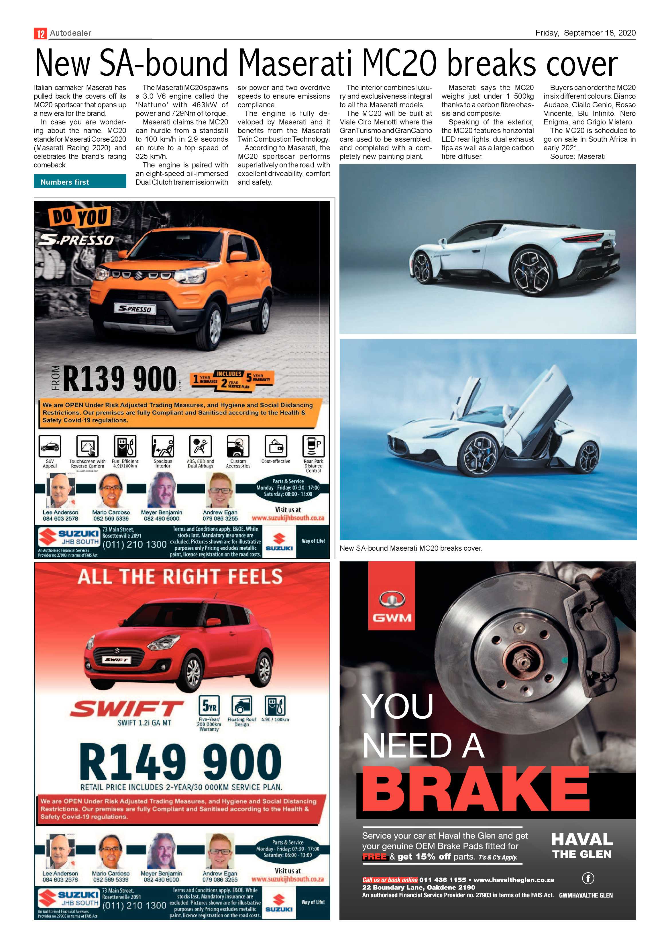 Germiston City News 16 September 2020 page 12