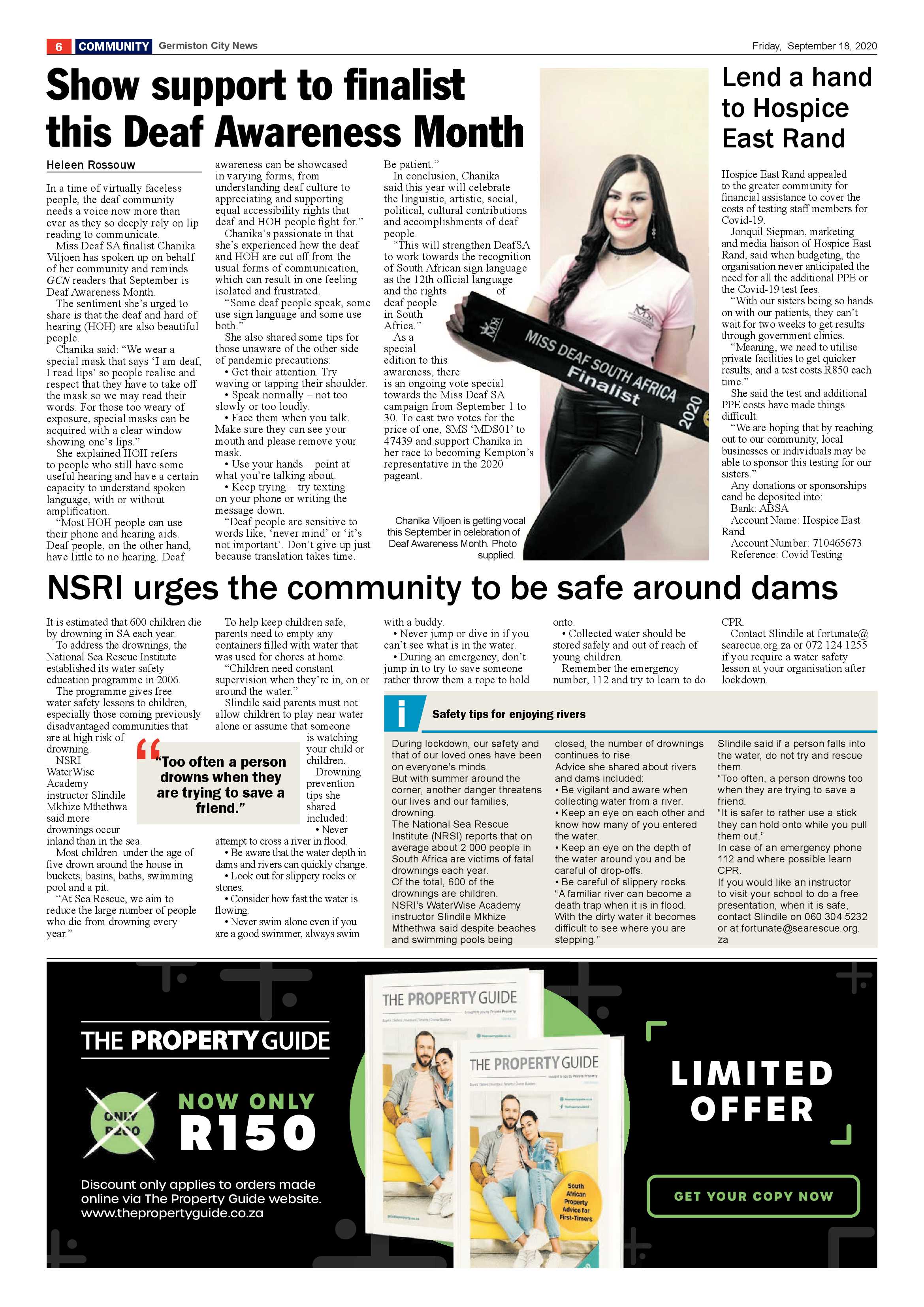 Germiston City News 16 September 2020 page 6