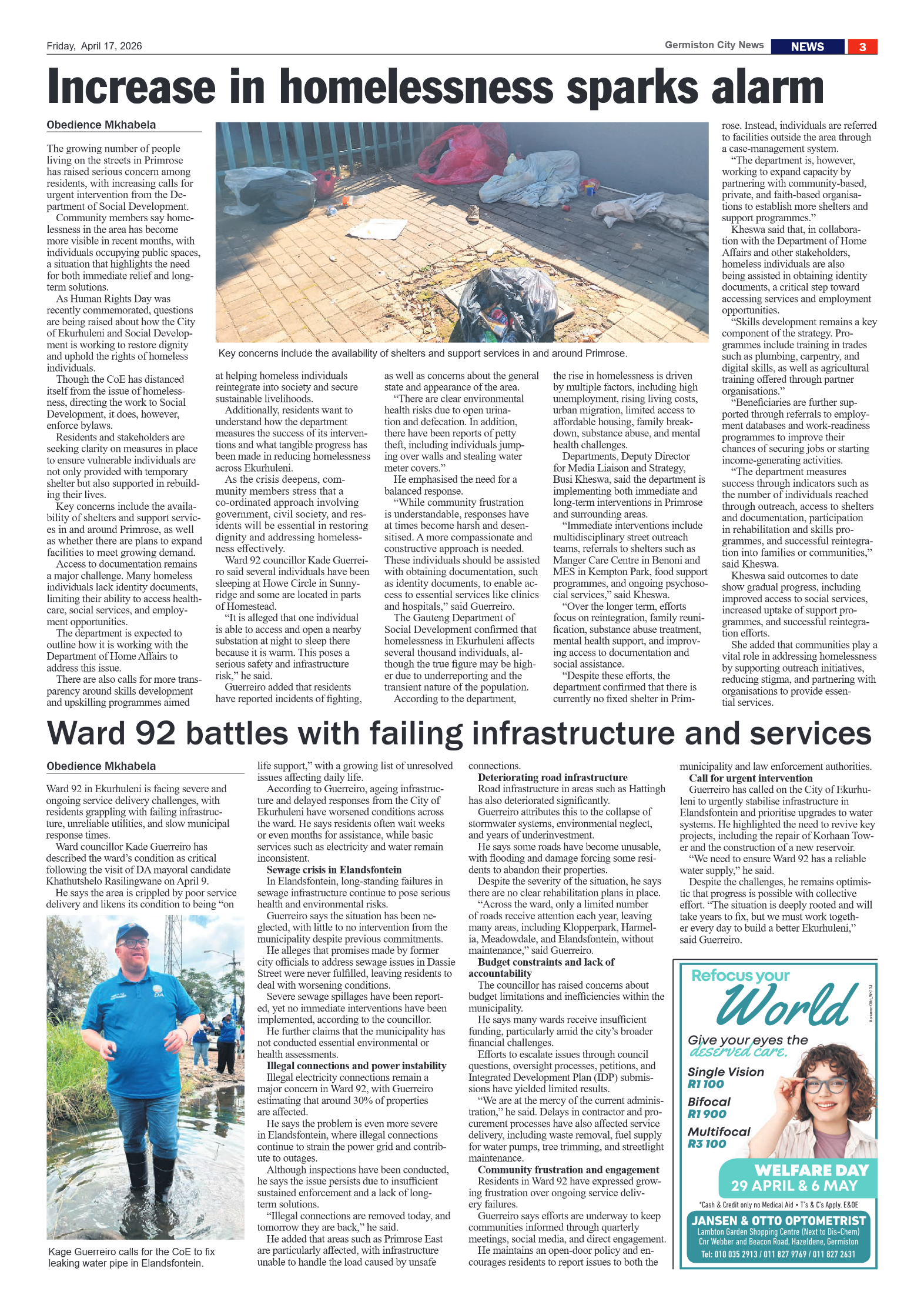 Germiston City News 17 April 2026 page 3