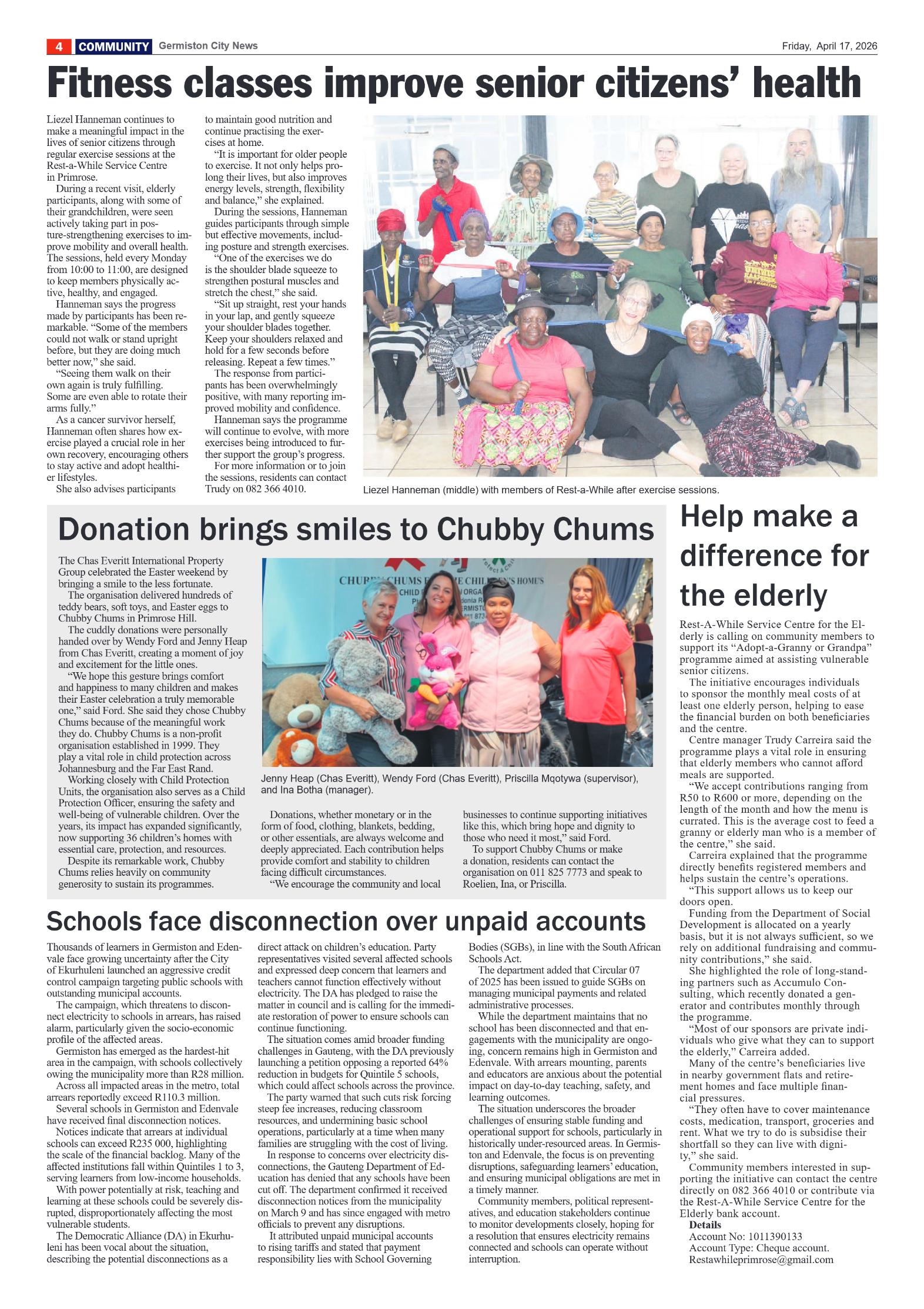 Germiston City News 17 April 2026 page 4