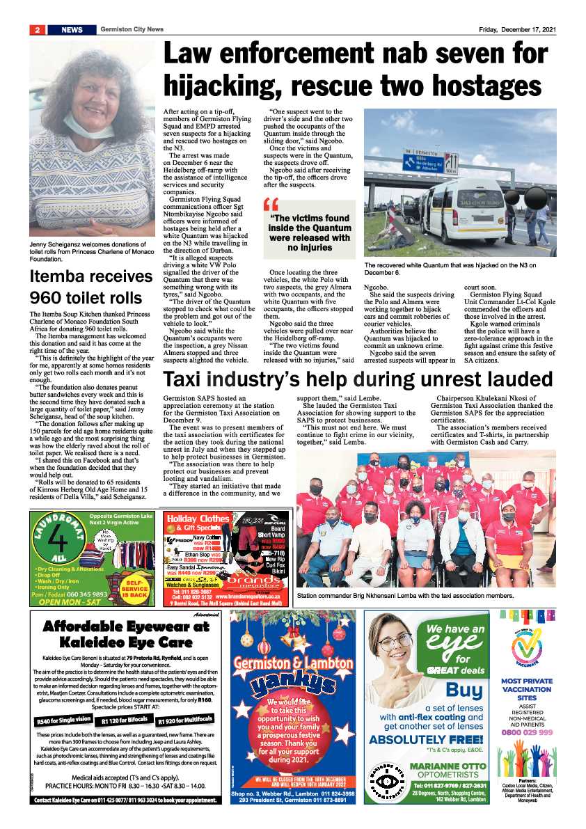 Germiston City News 17 December 2021 page 4
