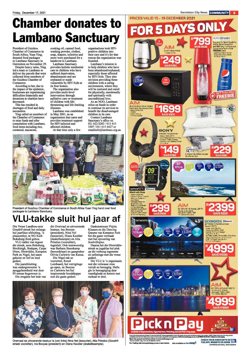 Germiston City News 17 December 2021 page 7
