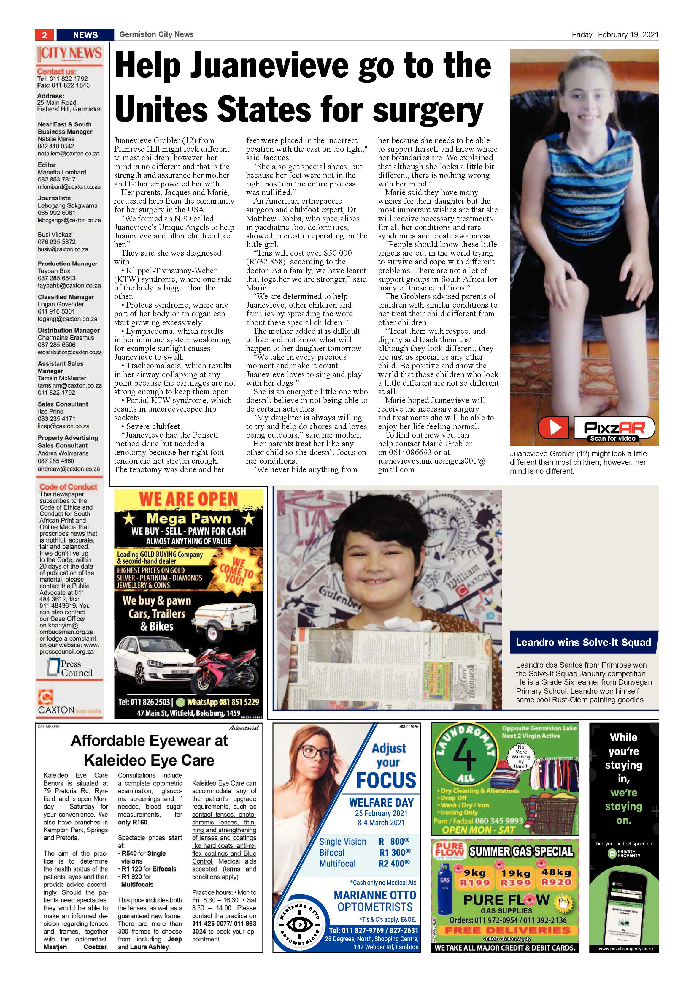 Germiston City News 17 February 2021 page 2