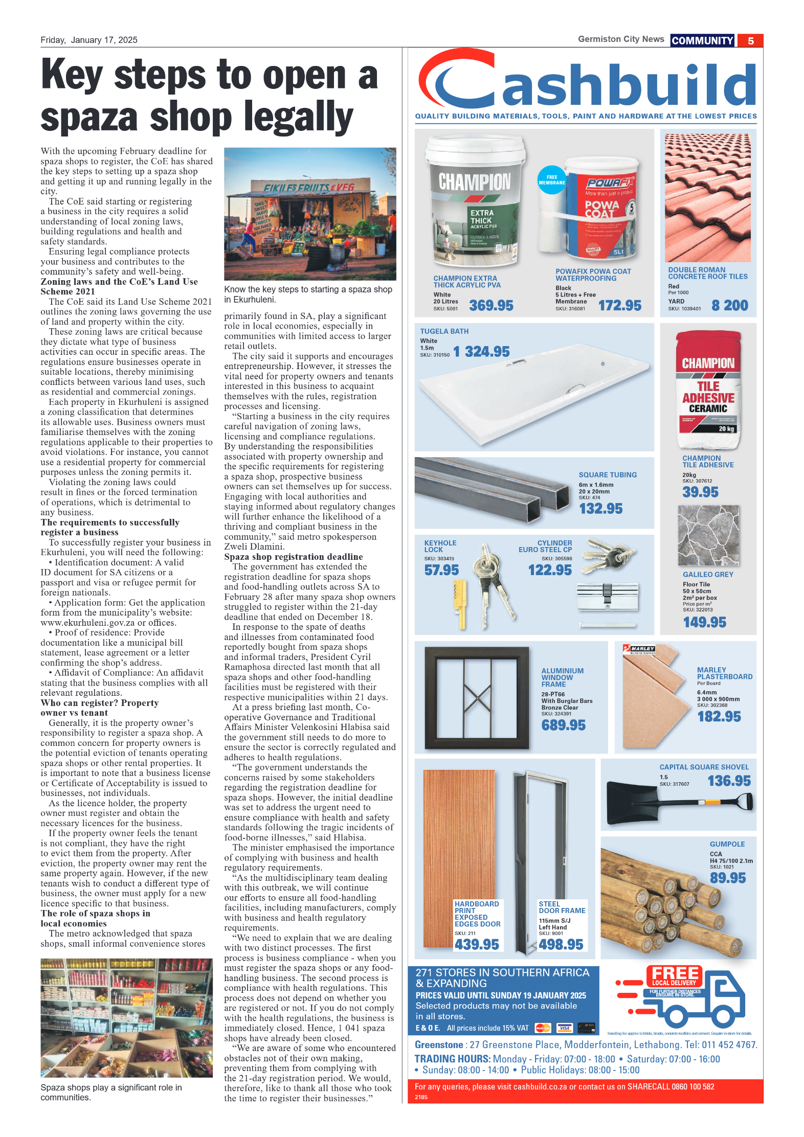 Germiston City News 17 January 2025 page 5
