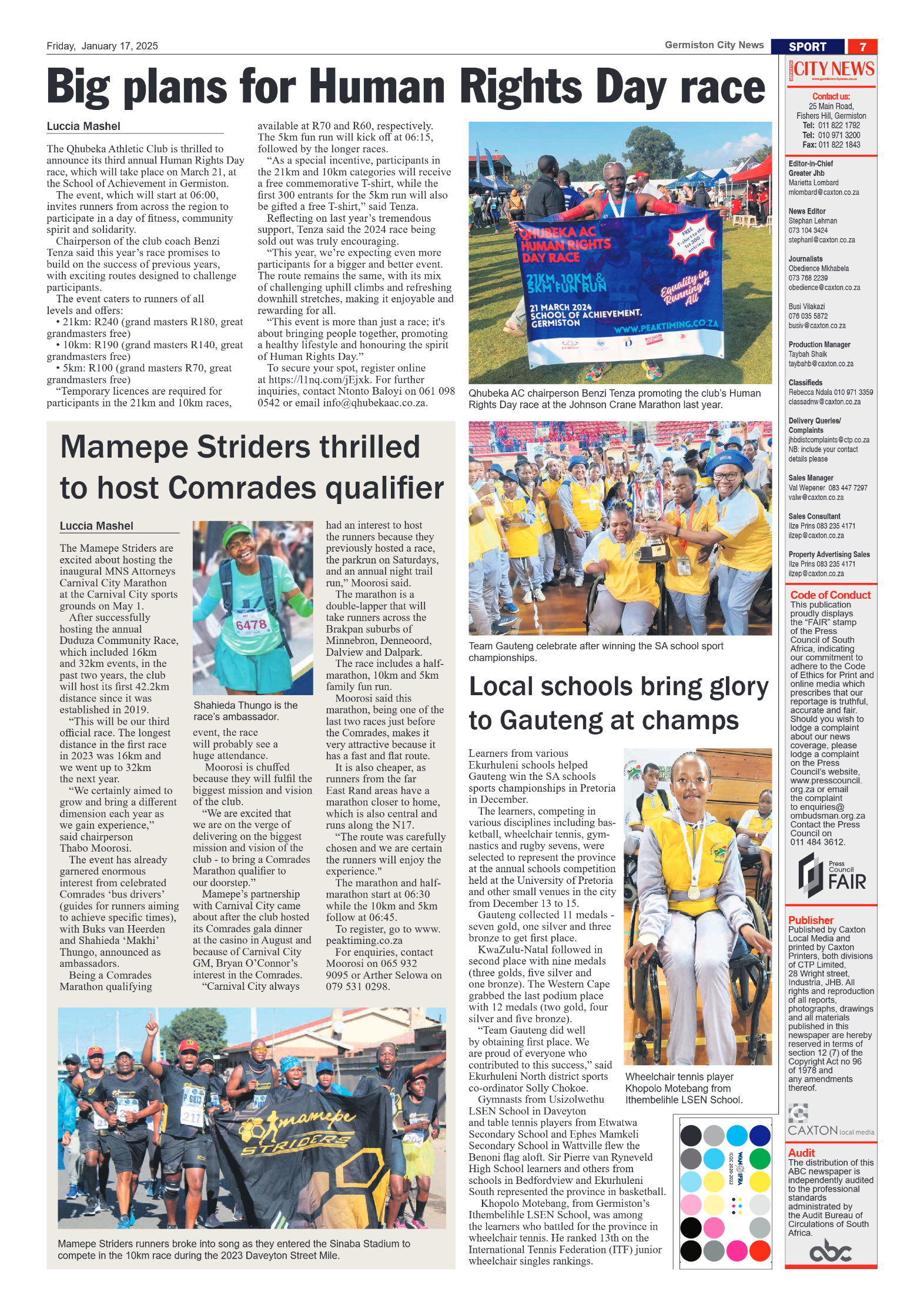 Germiston City News 17 January 2025 page 7