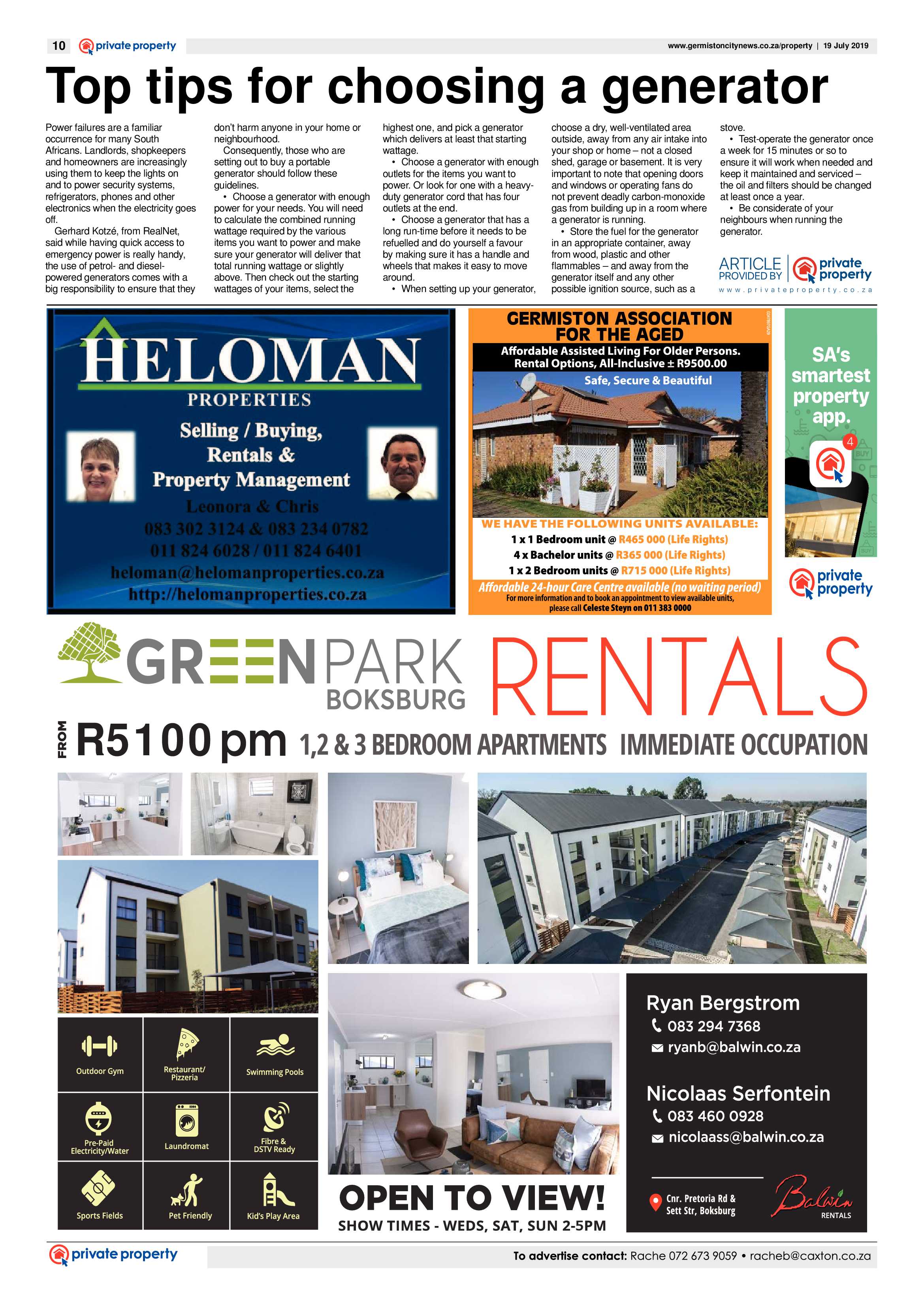 Germiston City News 17 July 2019 page 10