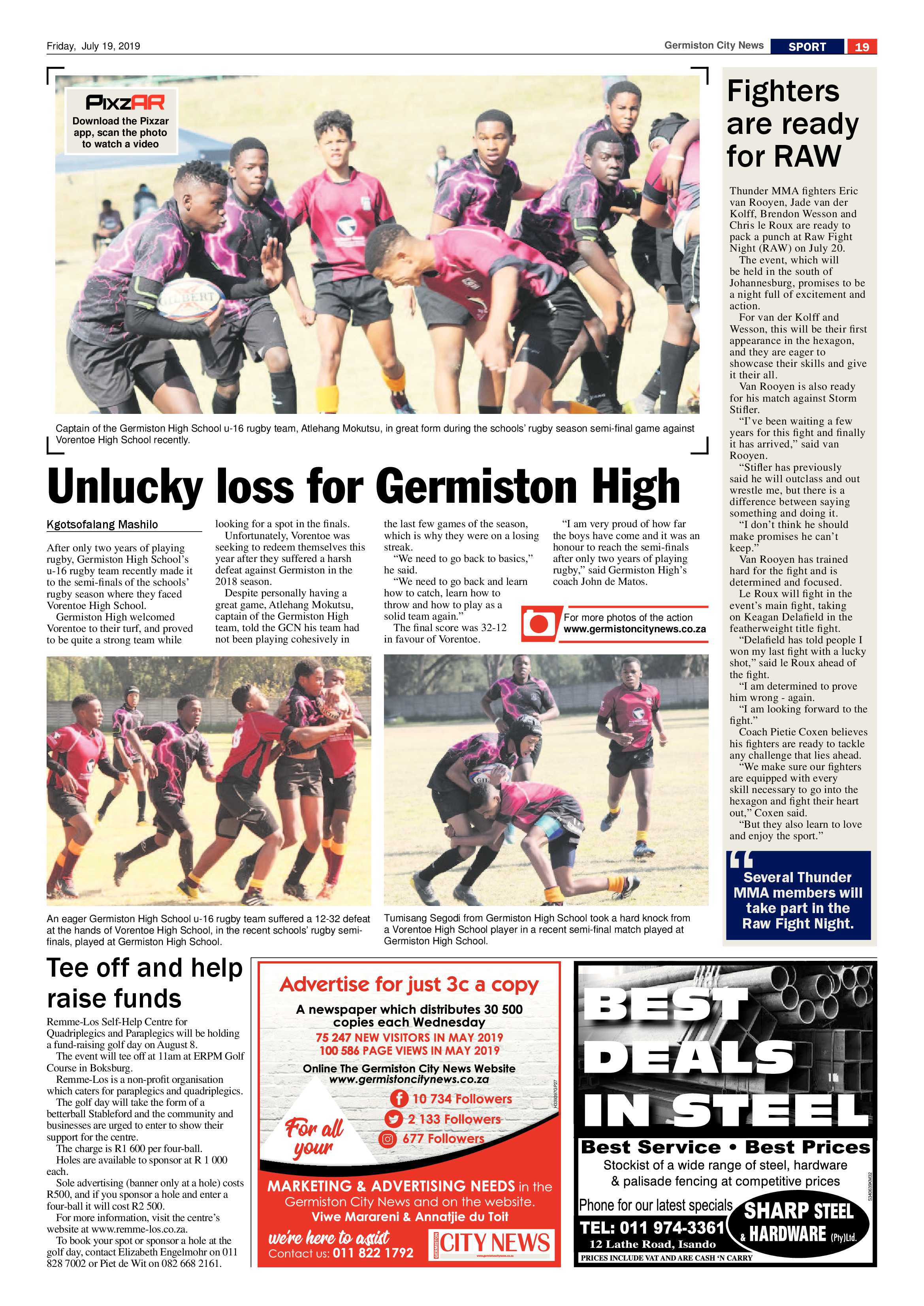 Germiston City News 17 July 2019 page 19