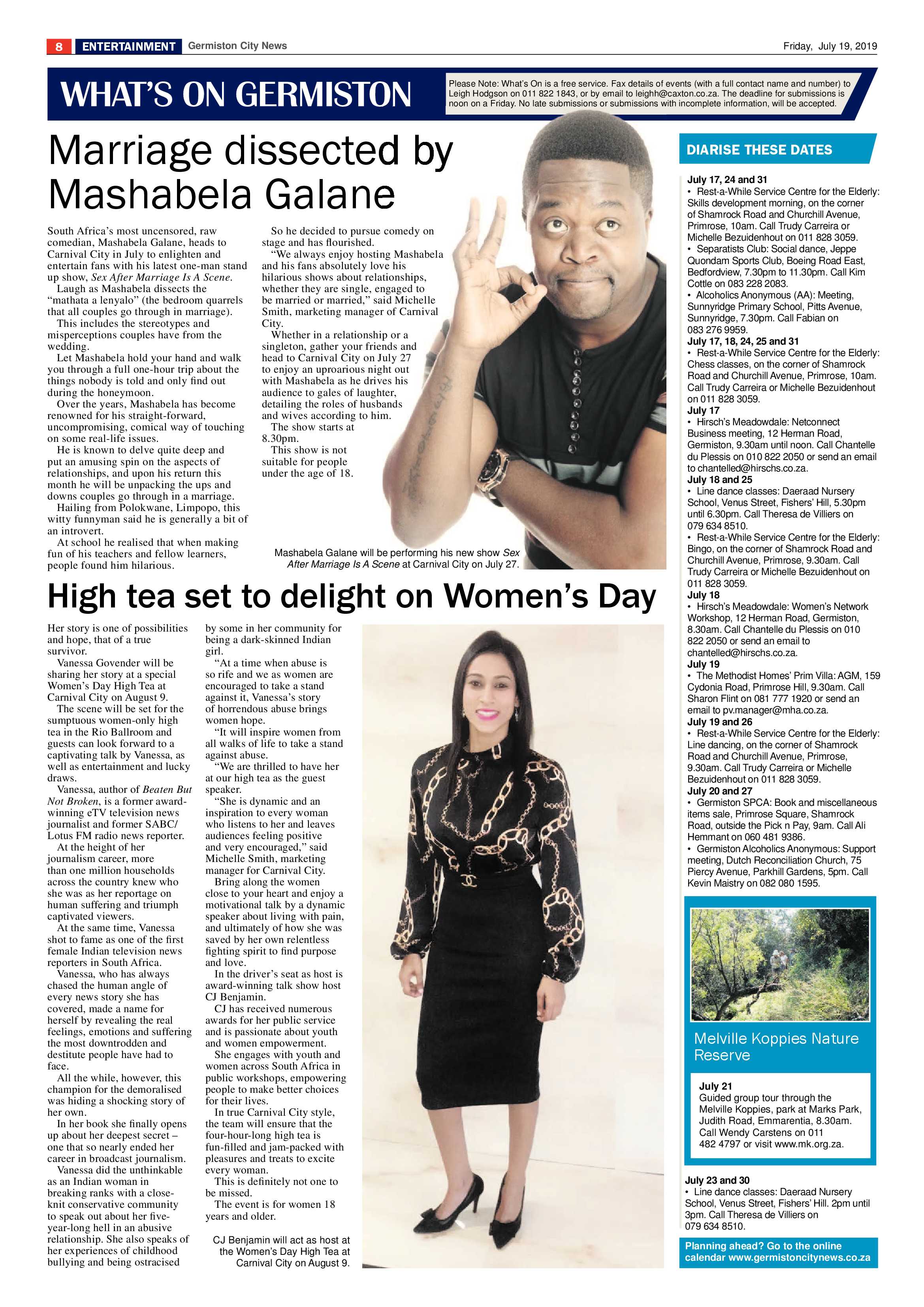 Germiston City News 17 July 2019 page 8
