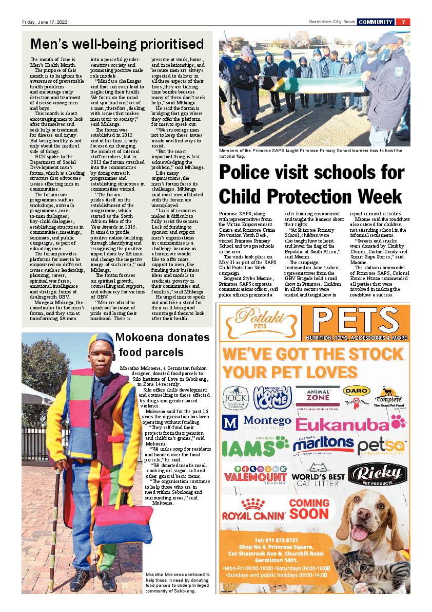 Germiston City News 17 June 2022 page 7