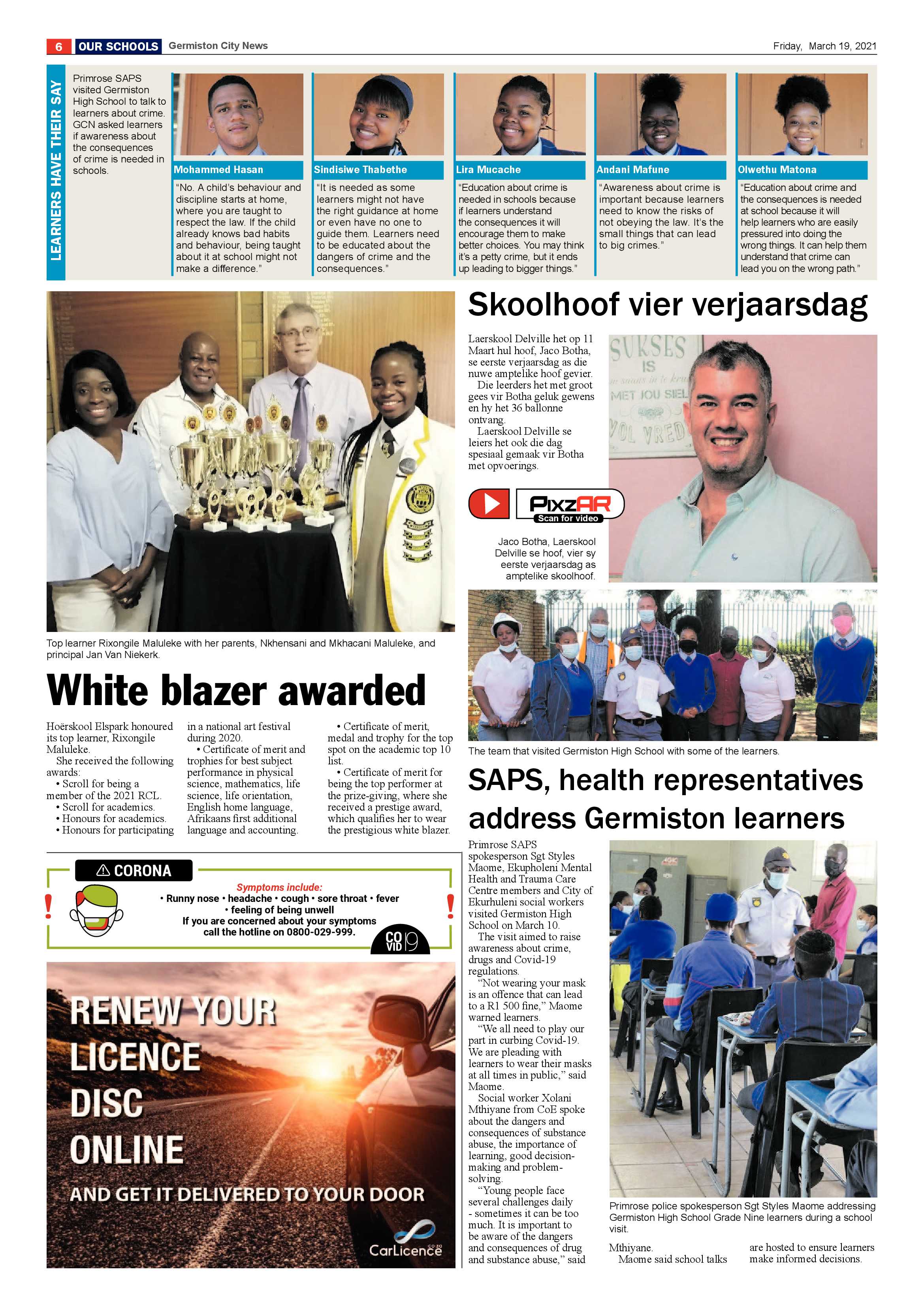 Germiston City News 17 March 2021 page 6
