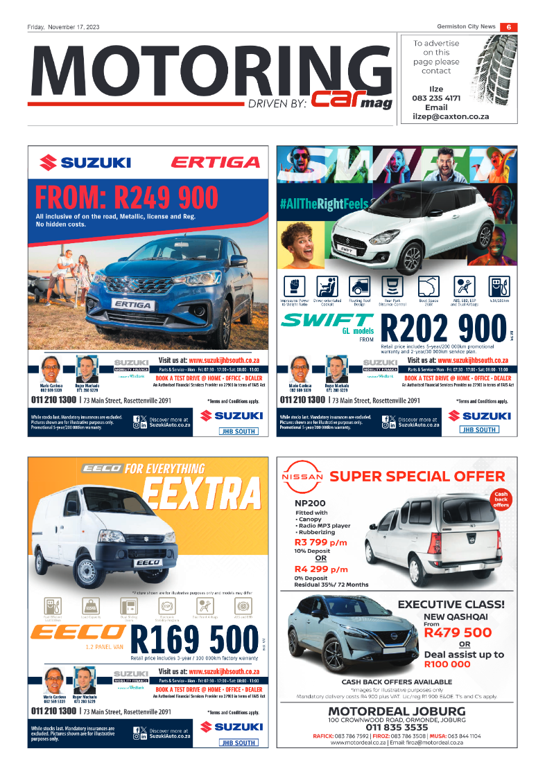 Germiston City News 17 November 2023 page 6