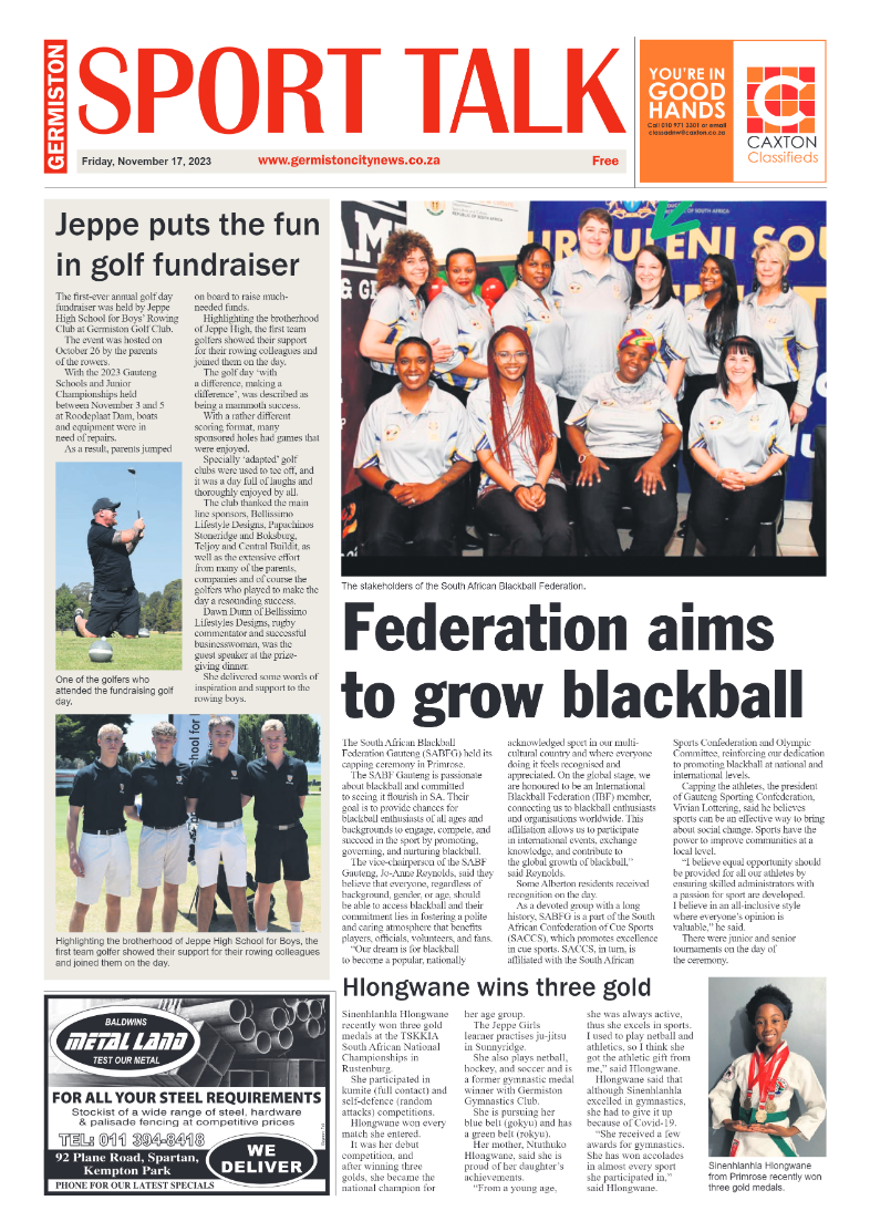 Germiston City News 17 November 2023 page 8