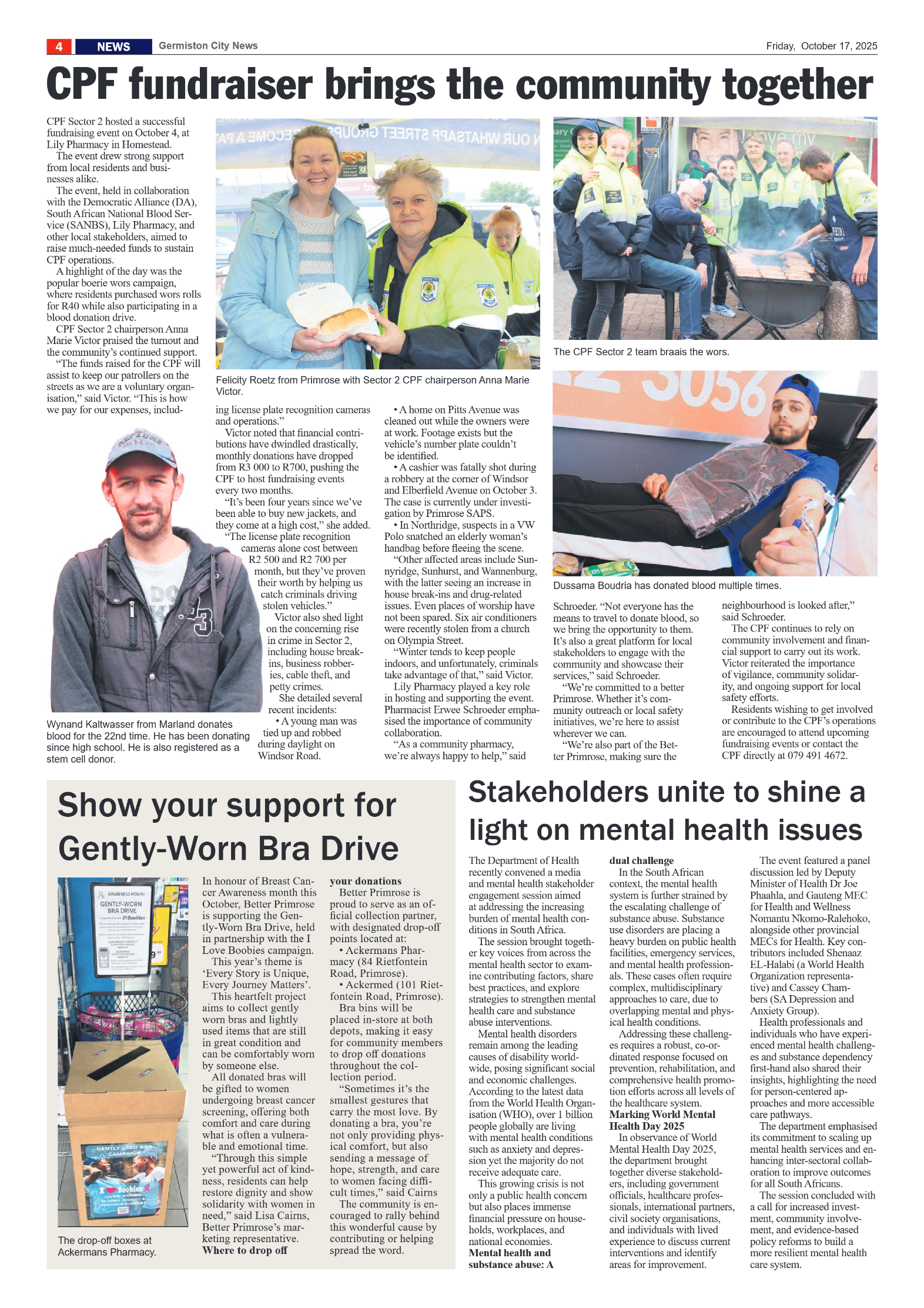 Germiston City News 17 October 2025 page 4