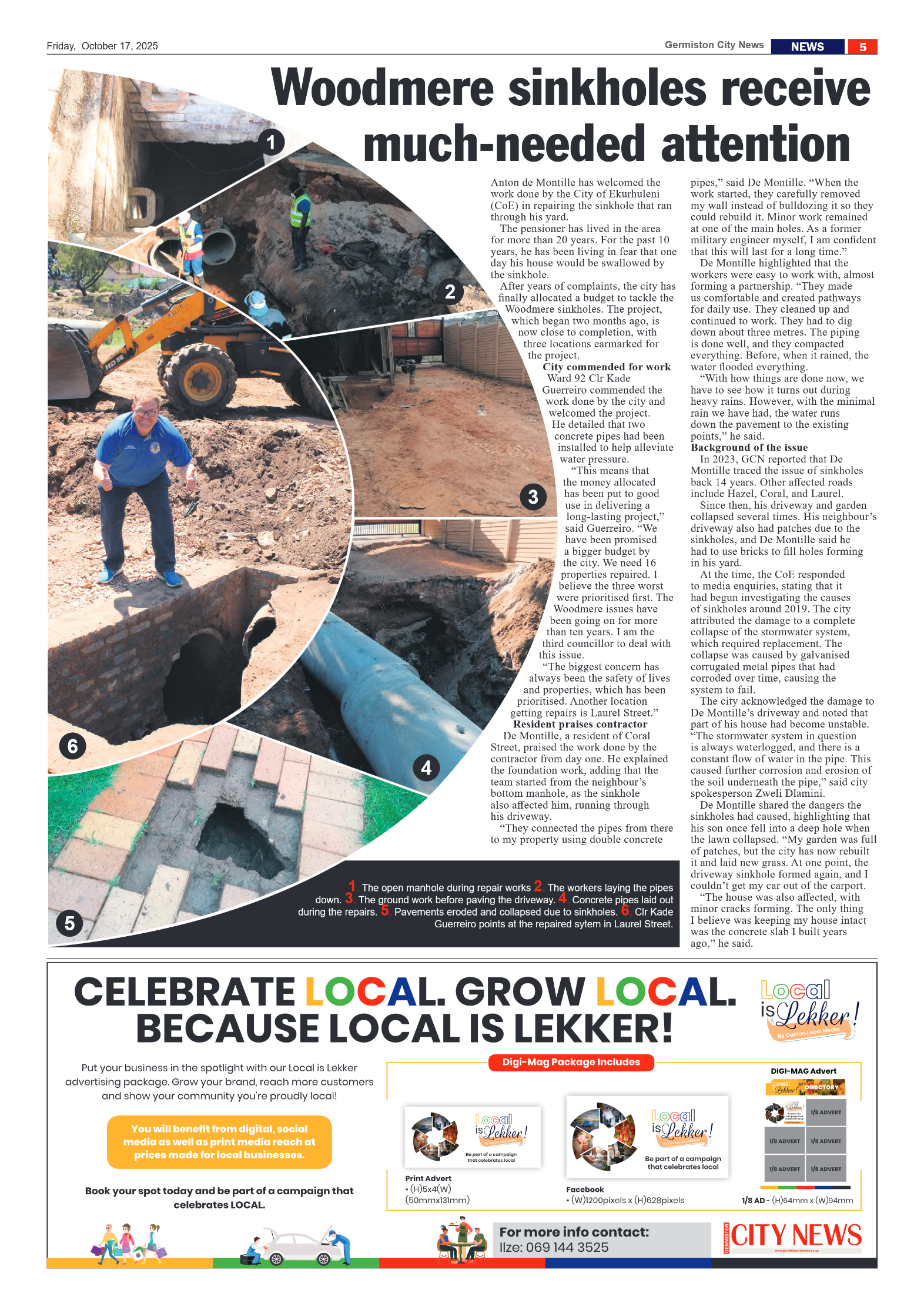 Germiston City News 17 October 2025 page 5