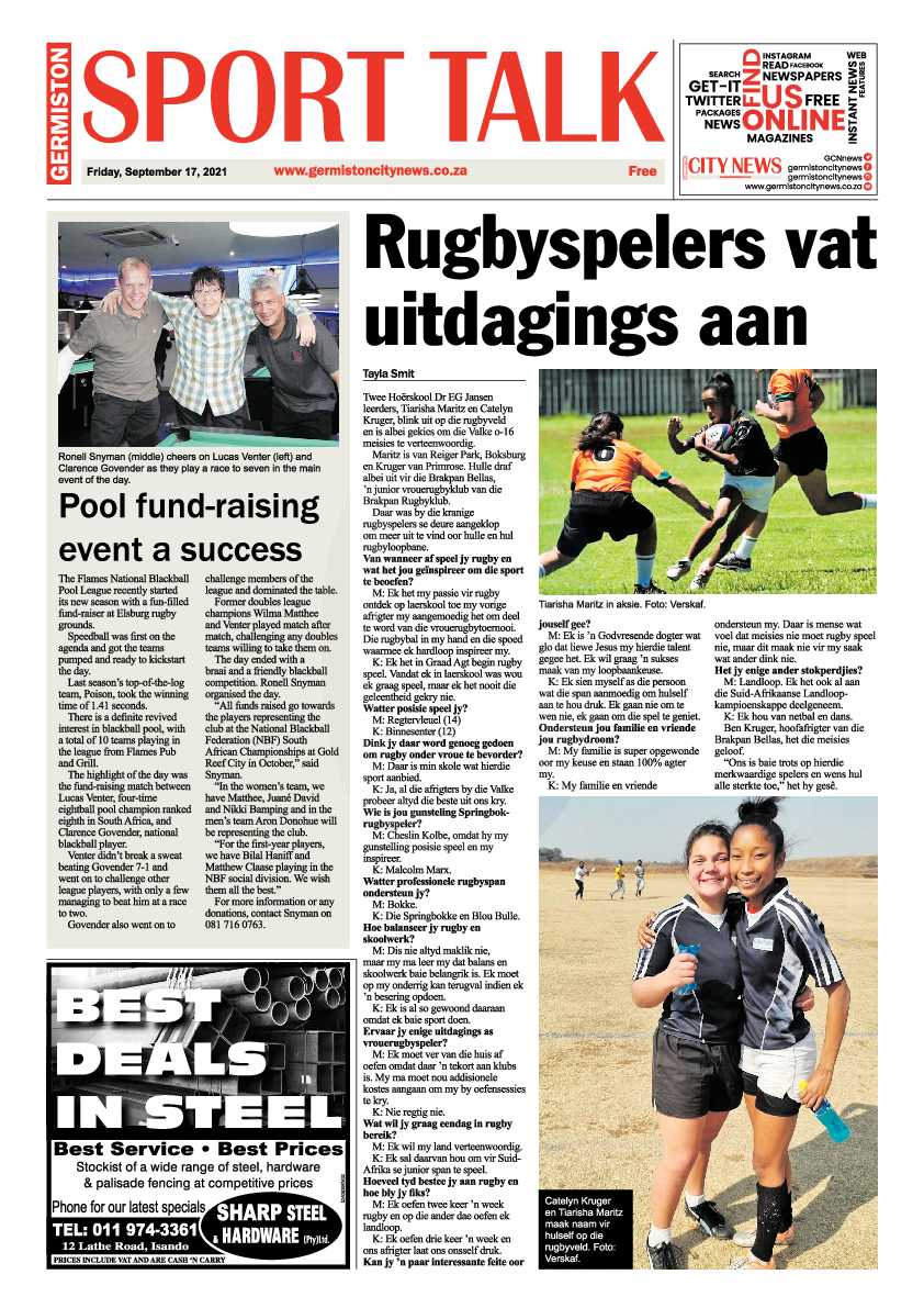 Germiston City News 17 September 2021 page 12