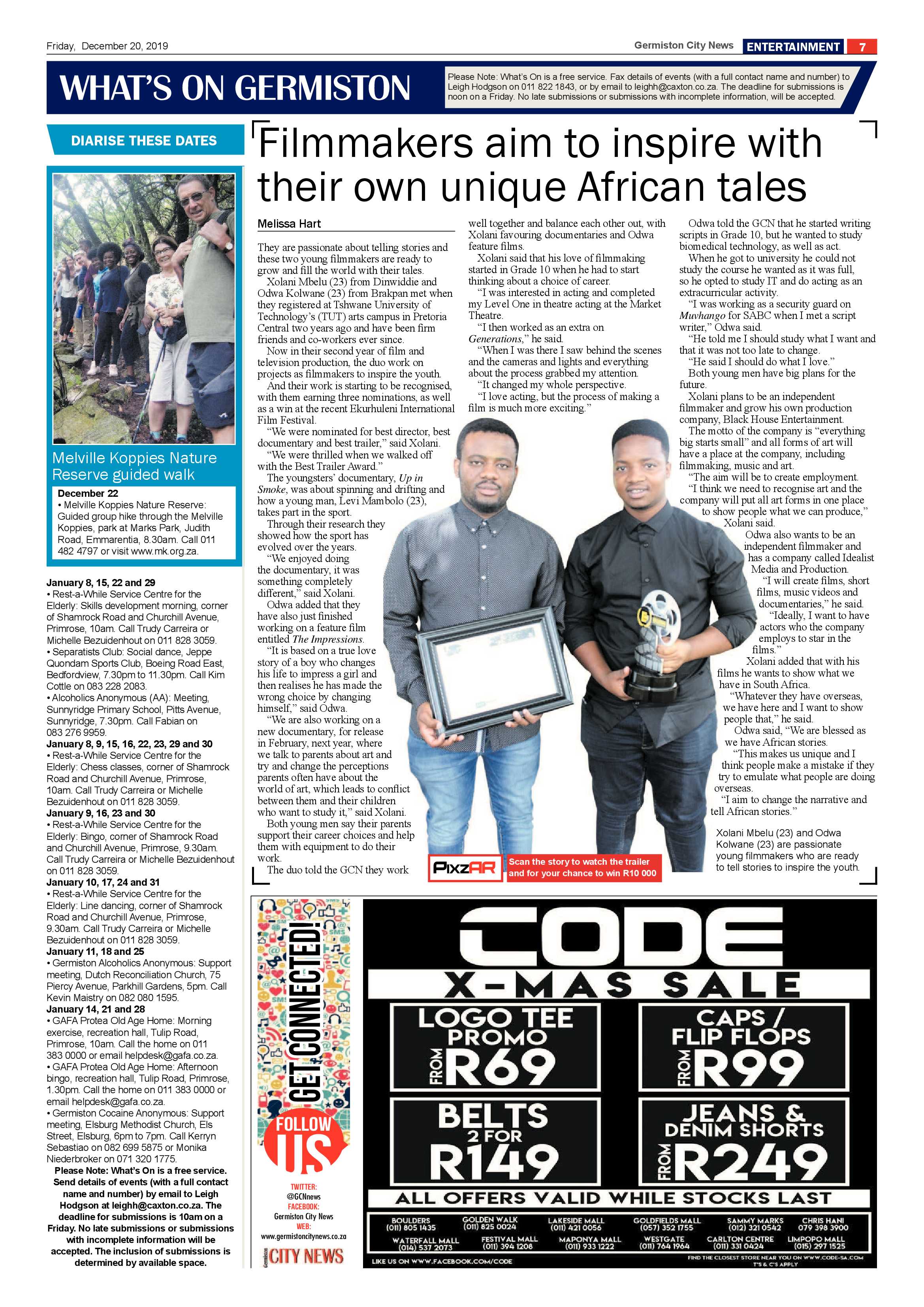 Germiston City News 18 December 2019 page 7