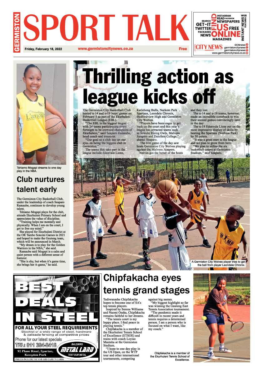 Germiston City News 18 February 2022 page 14