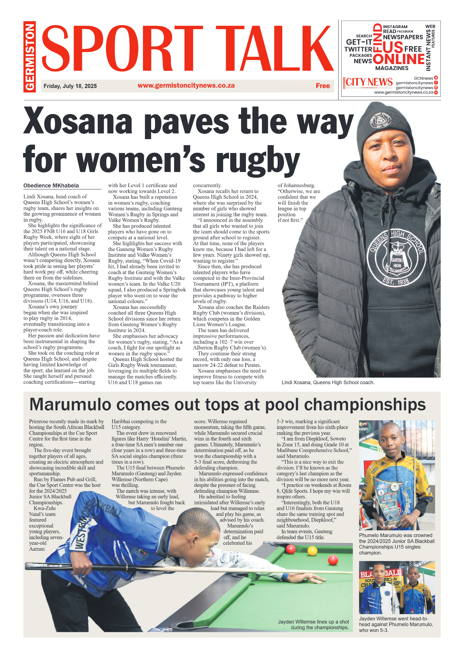 Germiston City News 18 July 2025 page 8