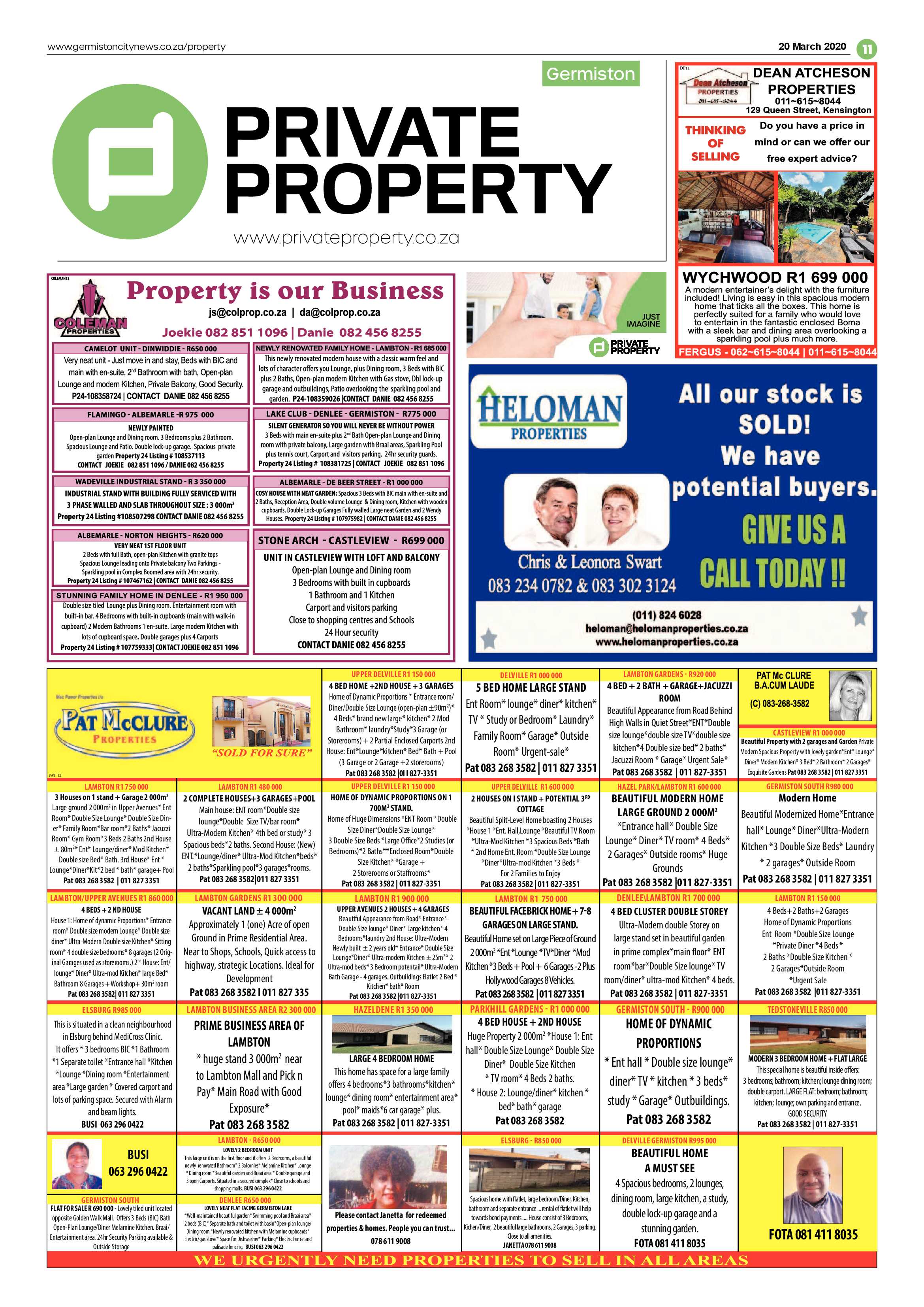 Germiston City News 18 March 2020 page 11