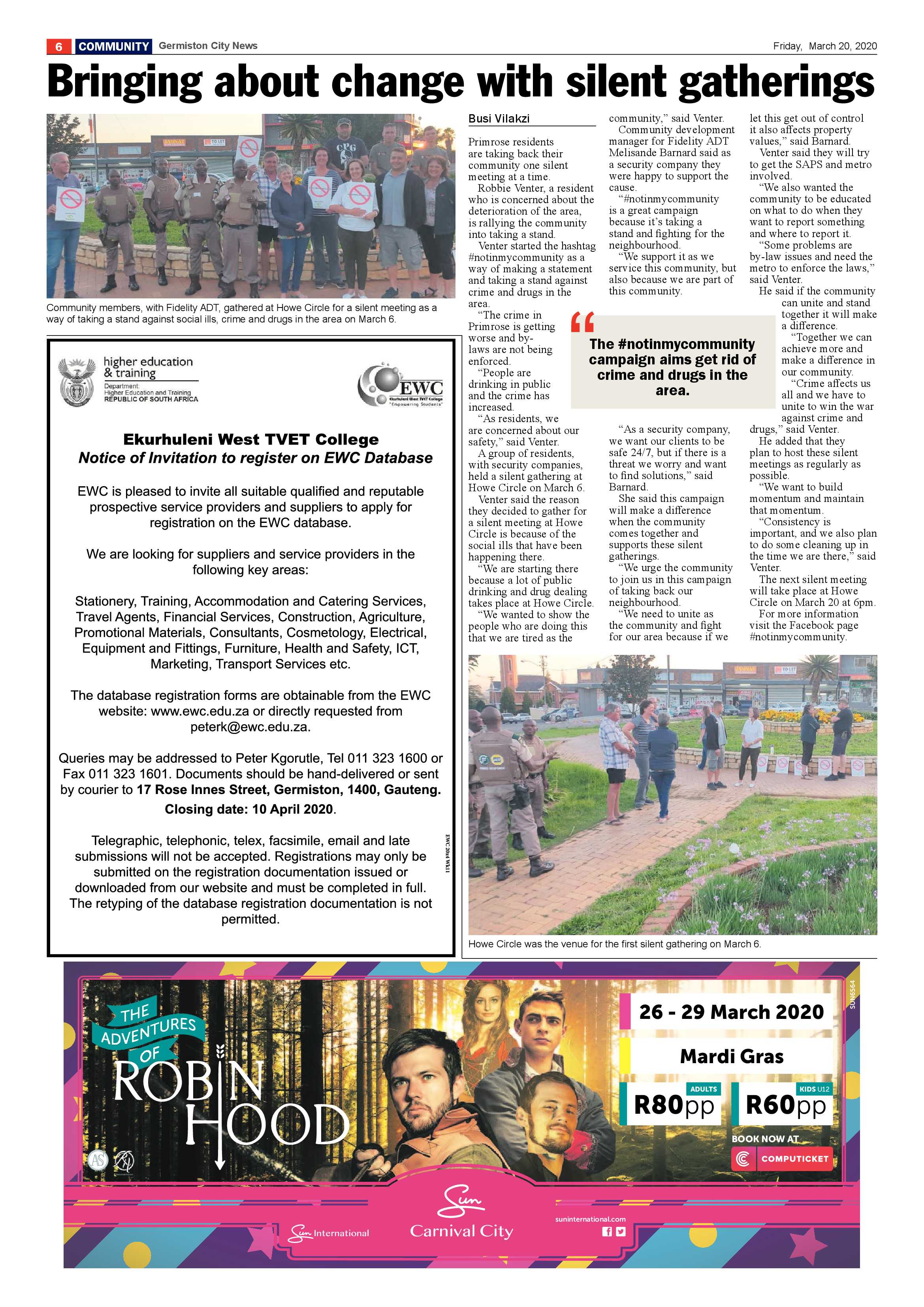 Germiston City News 18 March 2020 page 6