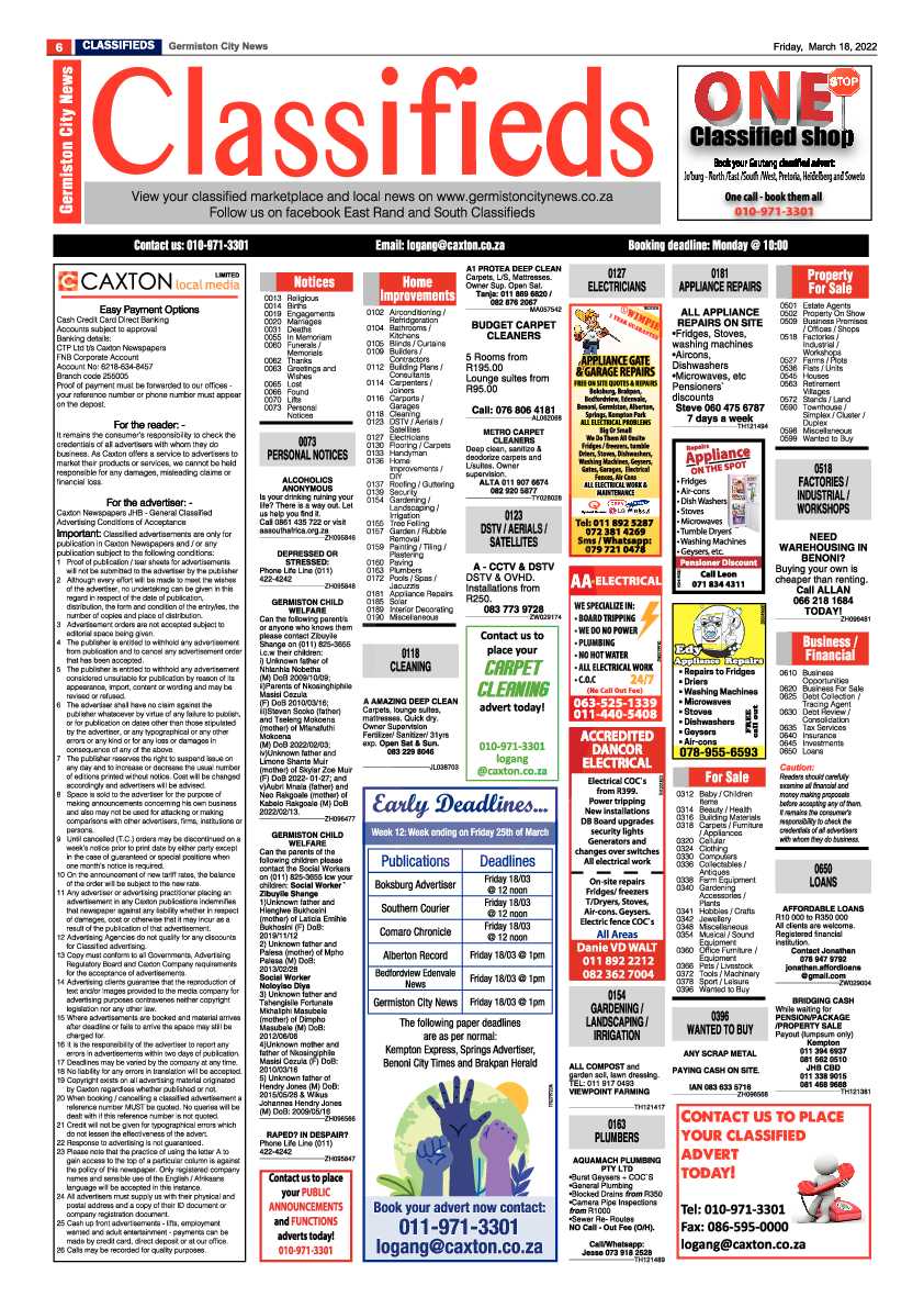 Germiston City News 18 March 2022 page 8