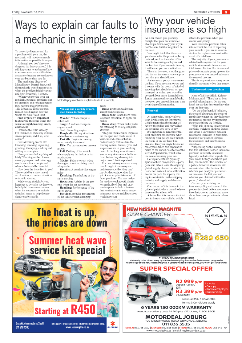 Germiston City News 18 Nov 2022 page 5