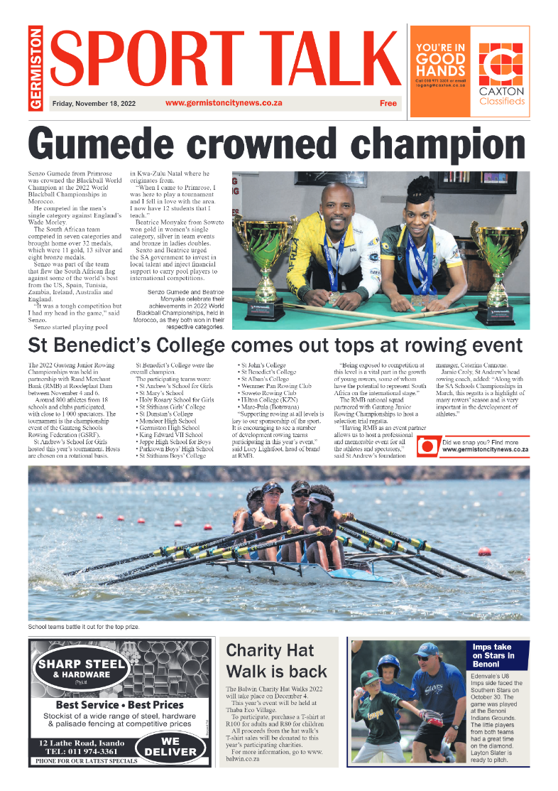 Germiston City News 18 Nov 2022 page 8