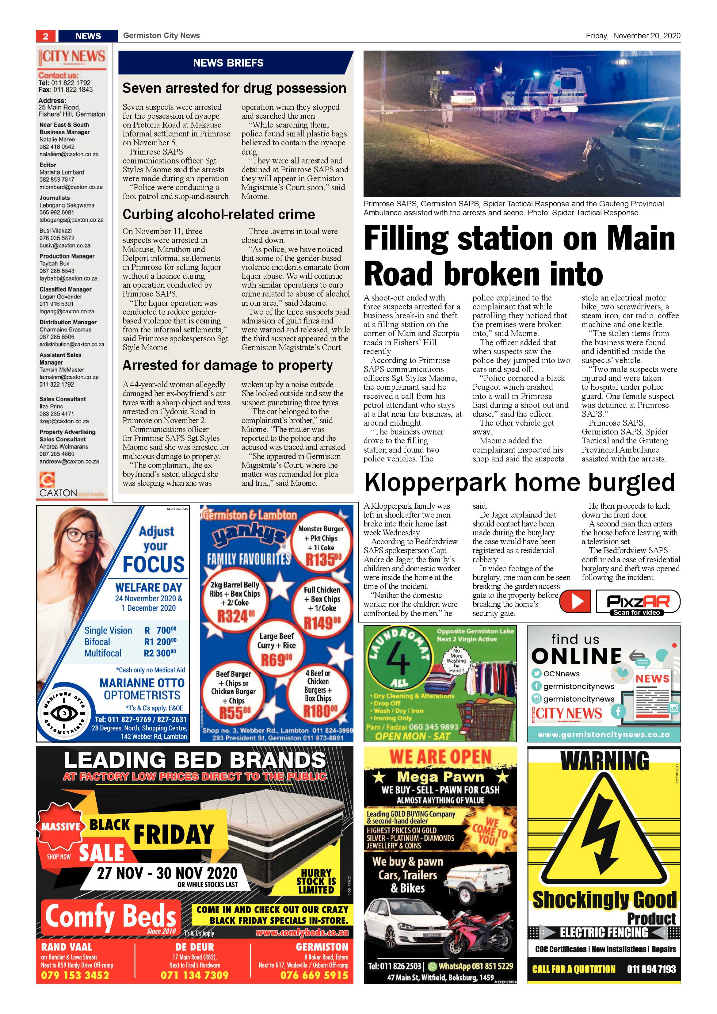 Germiston City News 18 November  2020 page 2