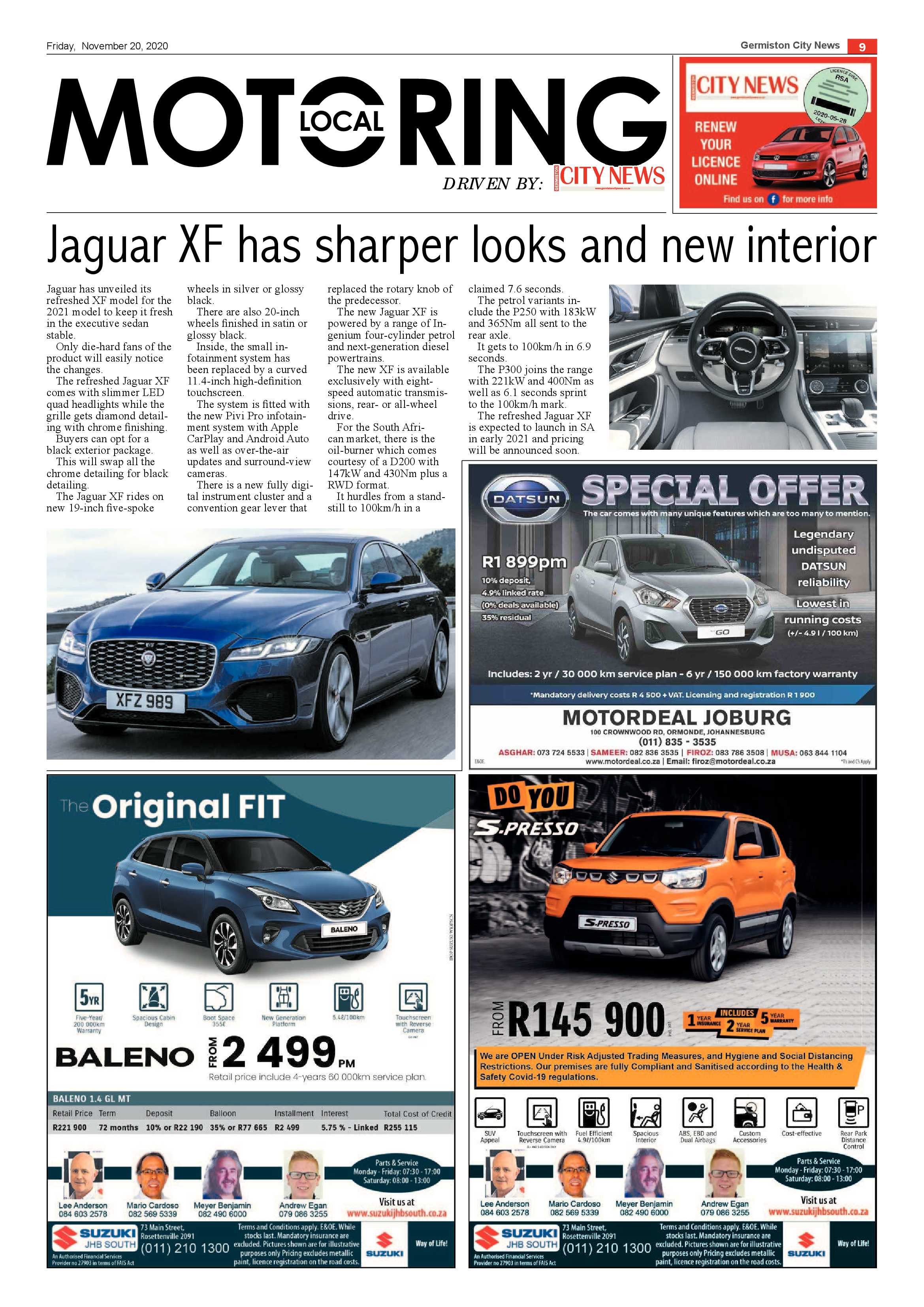 Germiston City News 18 November  2020 page 9