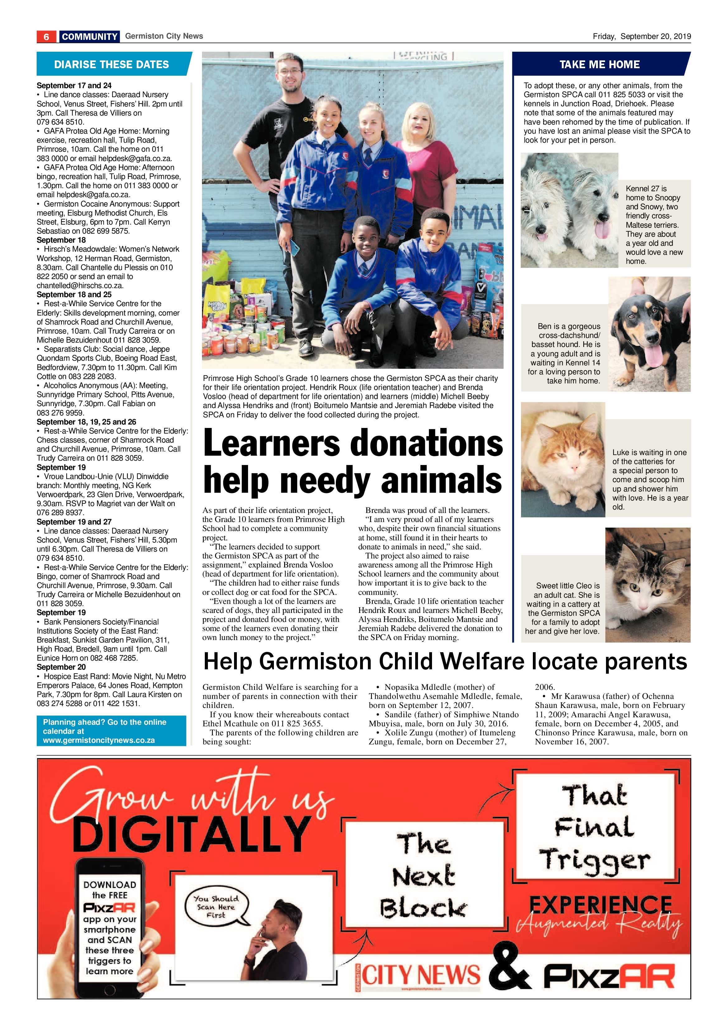 Germiston City News 18 September 2019 page 6