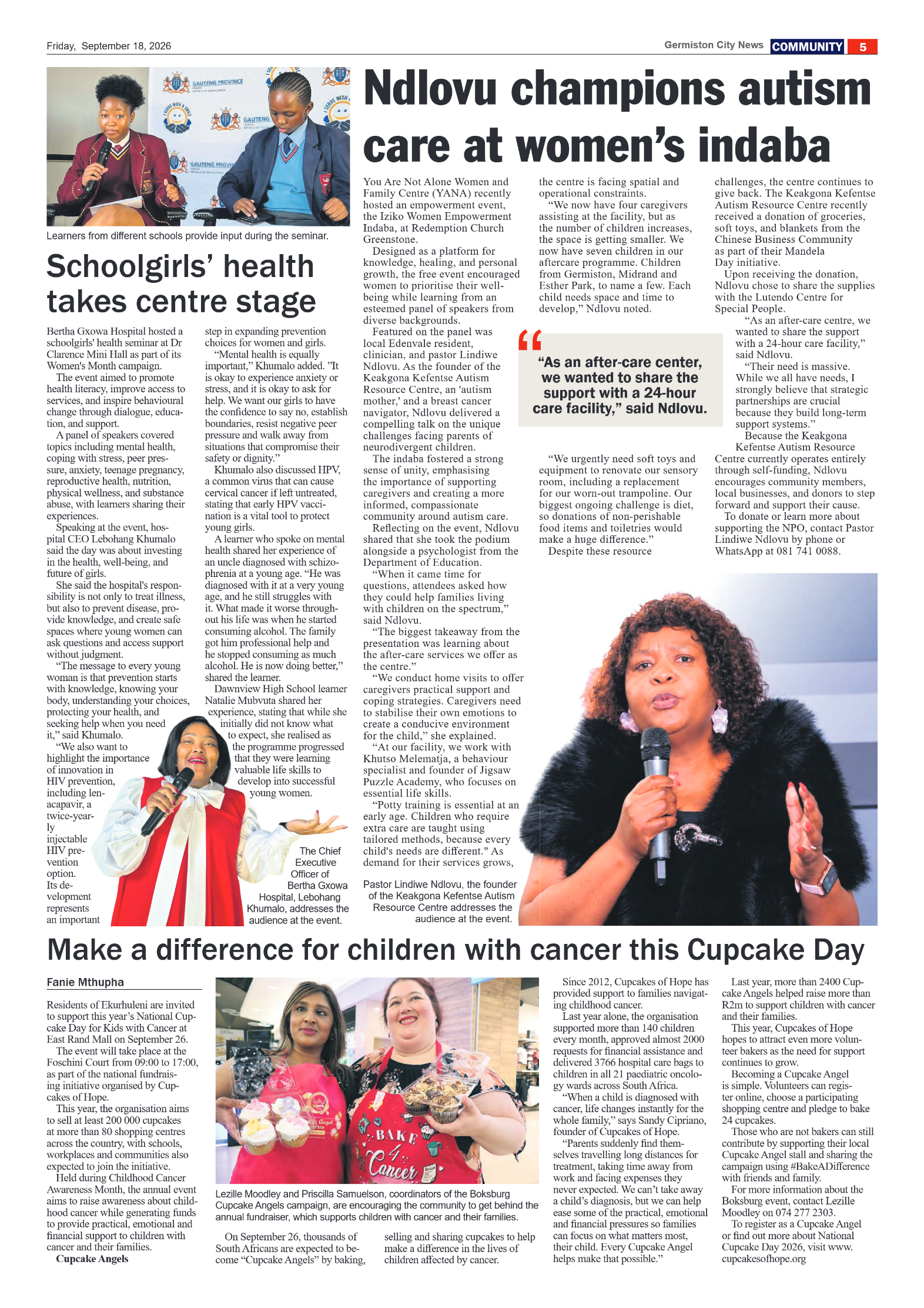 Germiston City News 18 September 2026 page 5