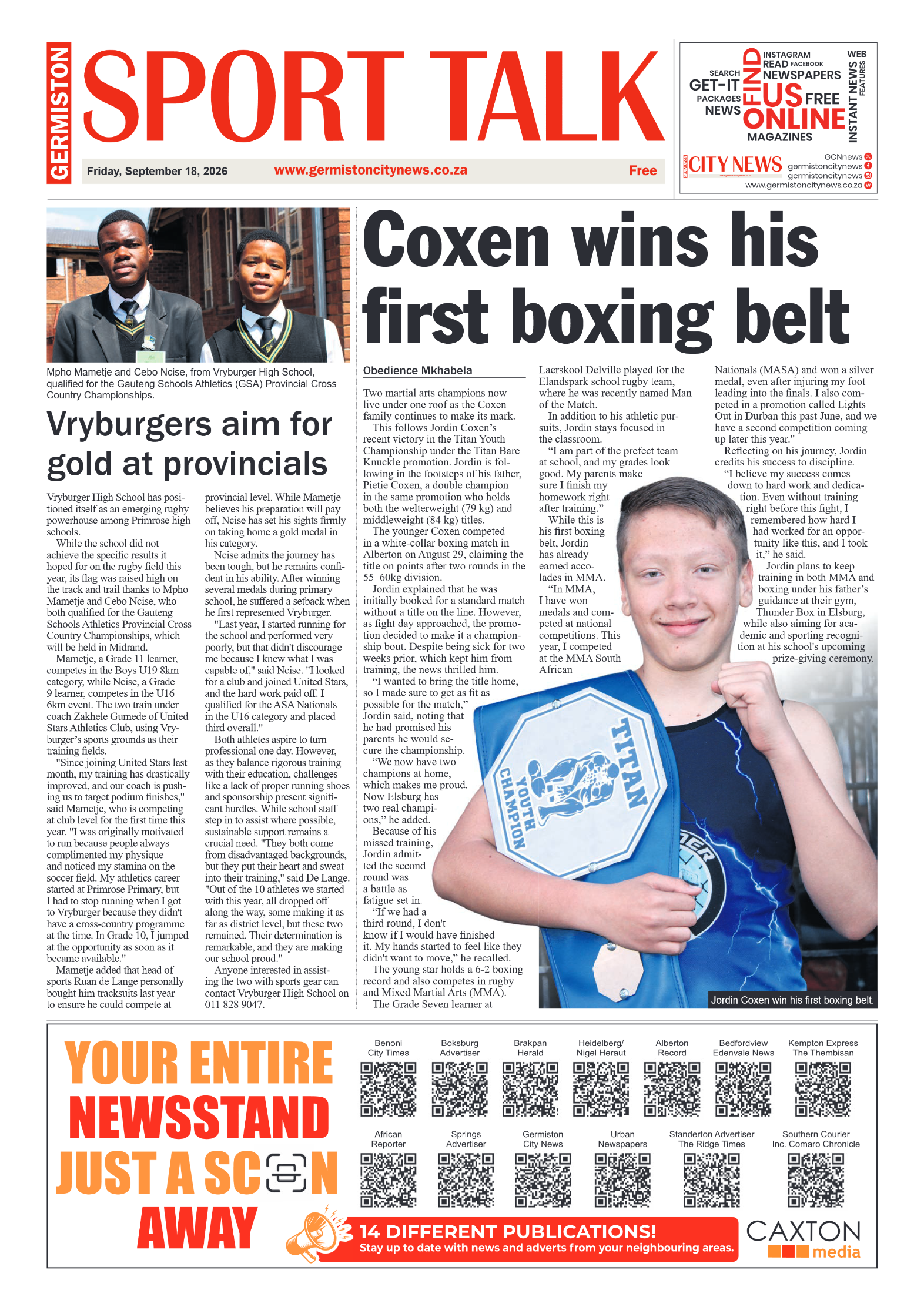 Germiston City News 18 September 2026 page 8