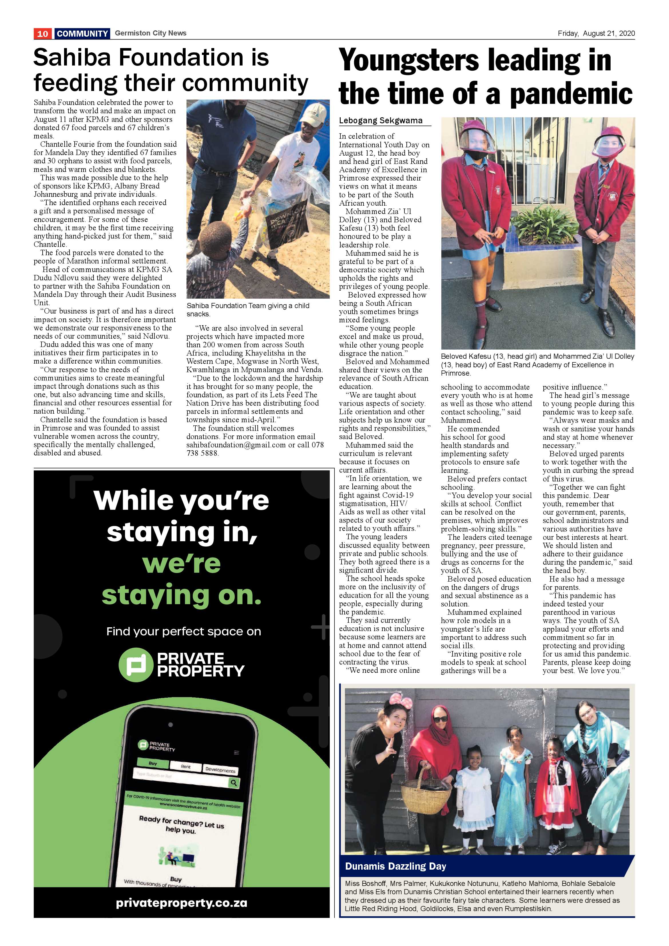 Germiston City News 19 August 2020 page 10