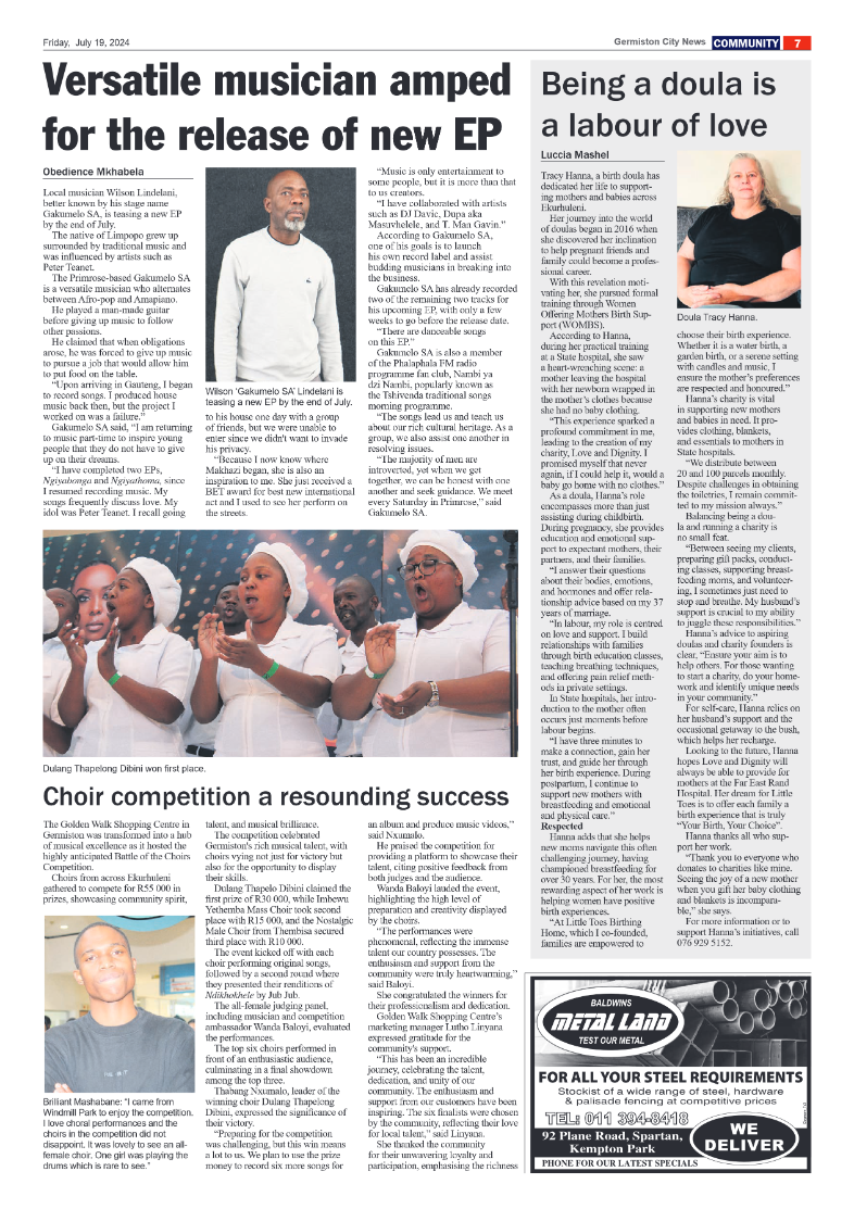 Germiston City News 19 July 2024 page 7