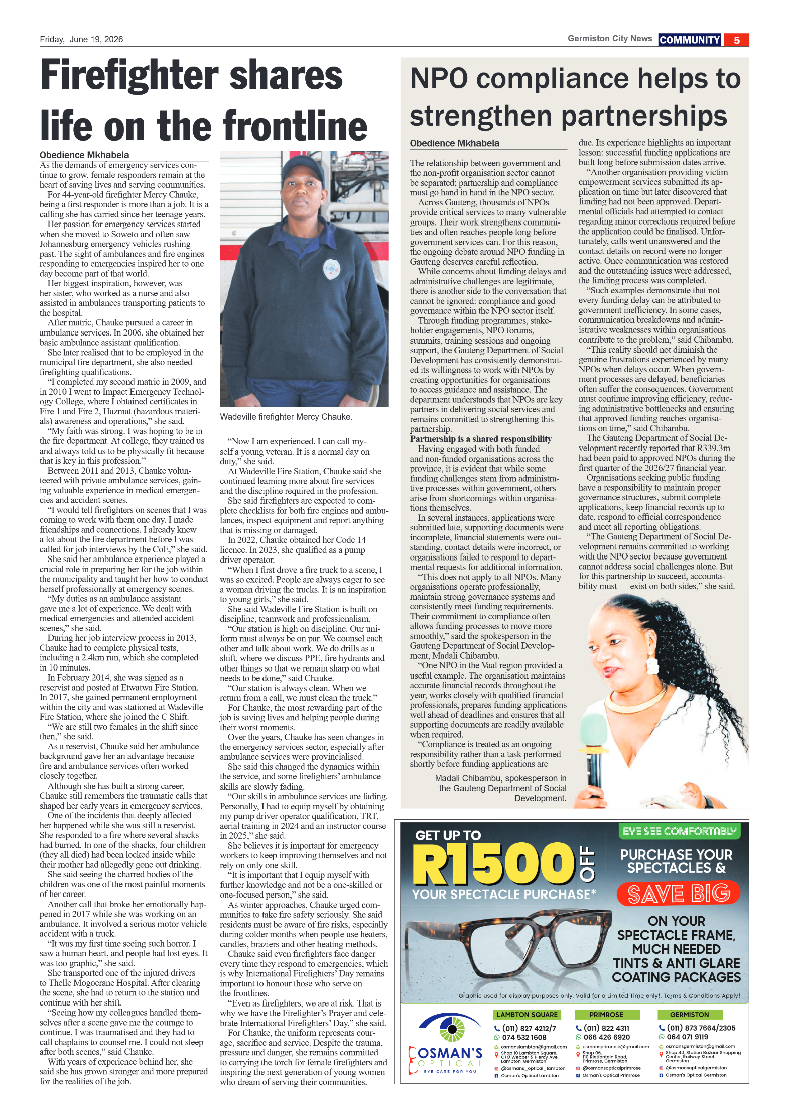 Germiston City News 19 June 2026 page 5