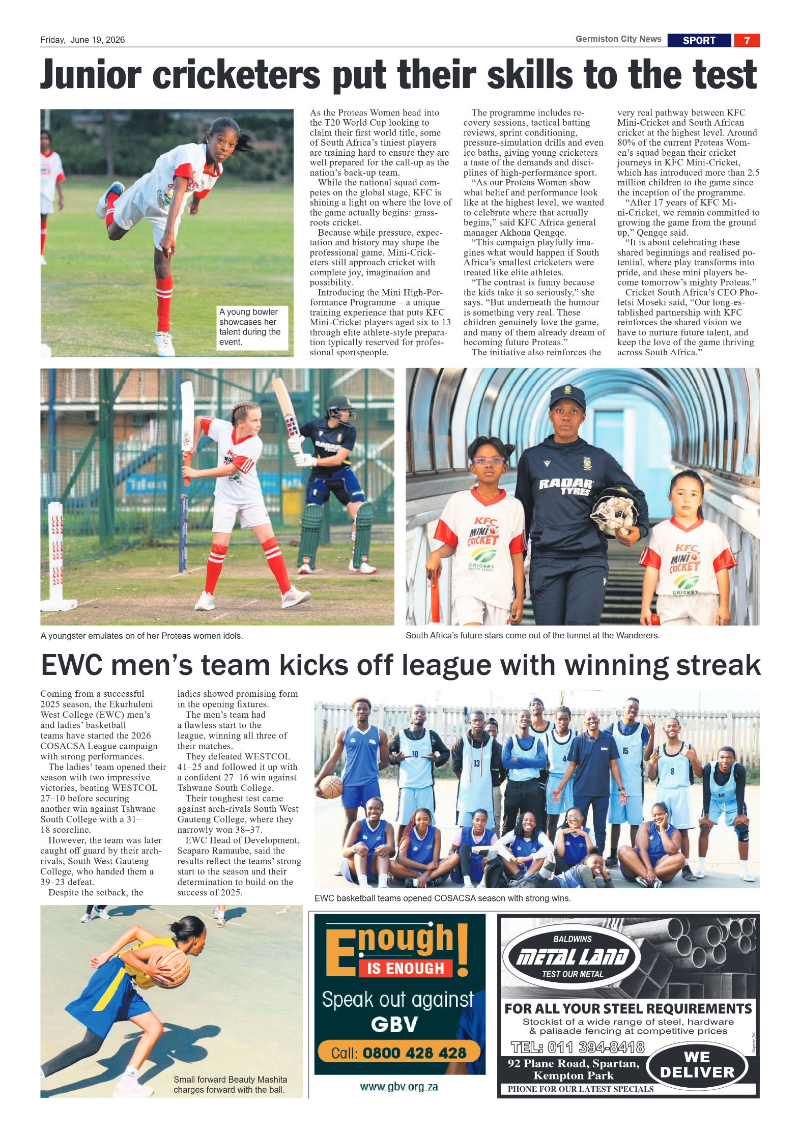 Germiston City News 19 June 2026 page 7