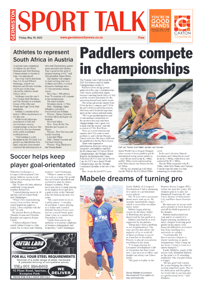 Germiston City News 19 May 2023 page 12