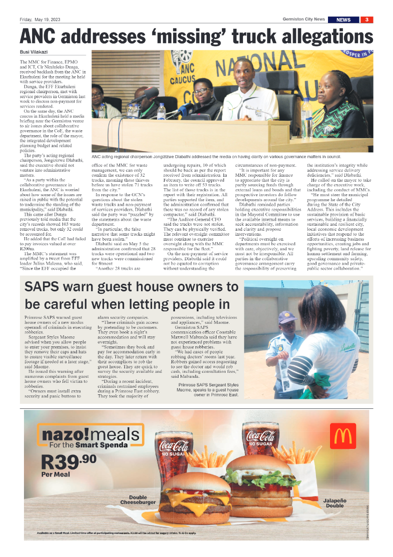 Germiston City News 19 May 2023 page 3