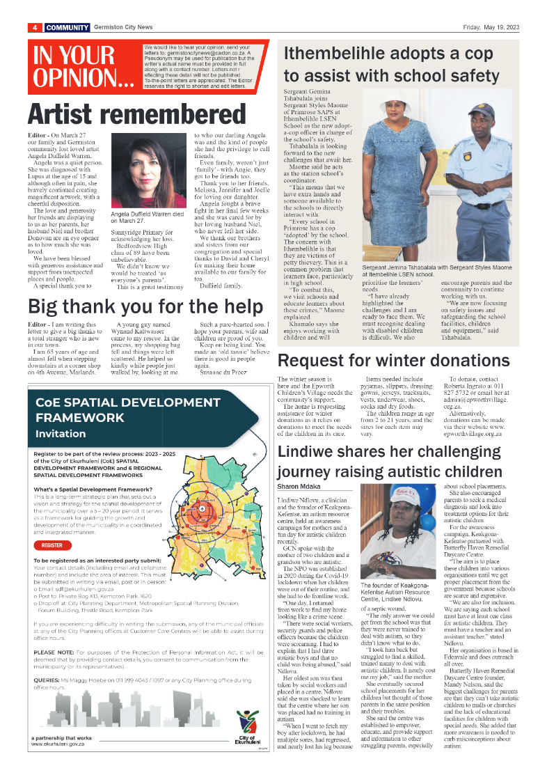 Germiston City News 19 May 2023 page 4