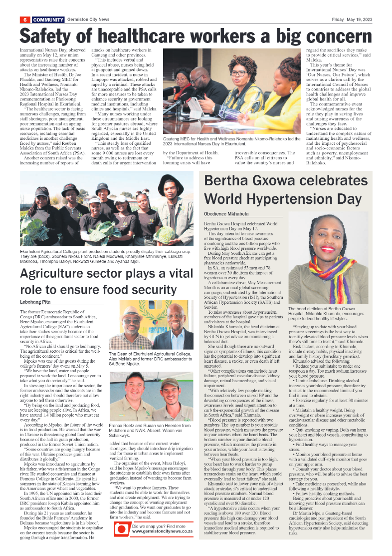 Germiston City News 19 May 2023 page 6