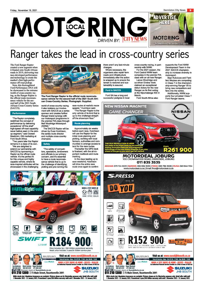 Germiston City News 19 November 2021 page 11