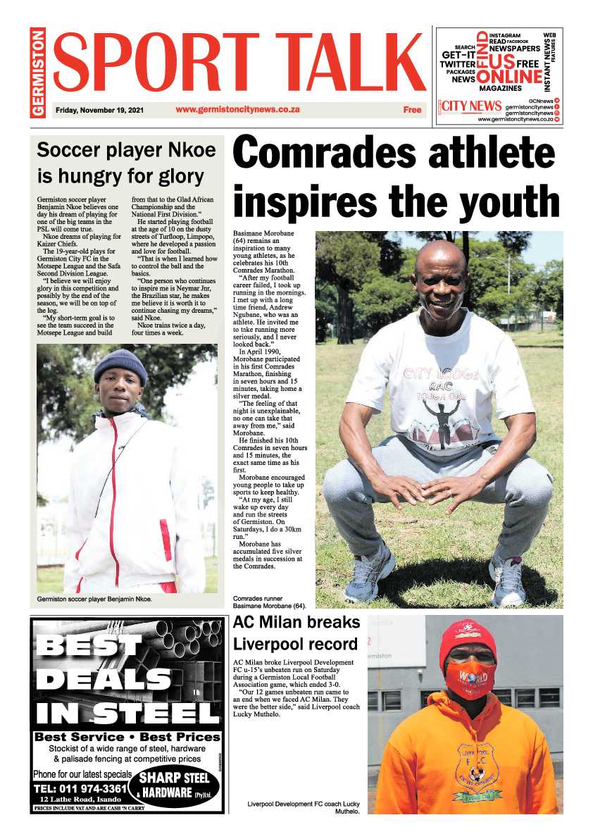 Germiston City News 19 November 2021 page 14