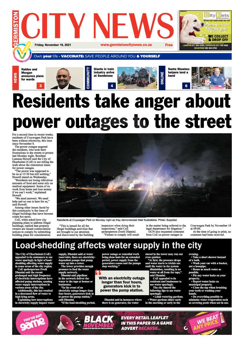 Germiston City News 19 November 2021 page 3