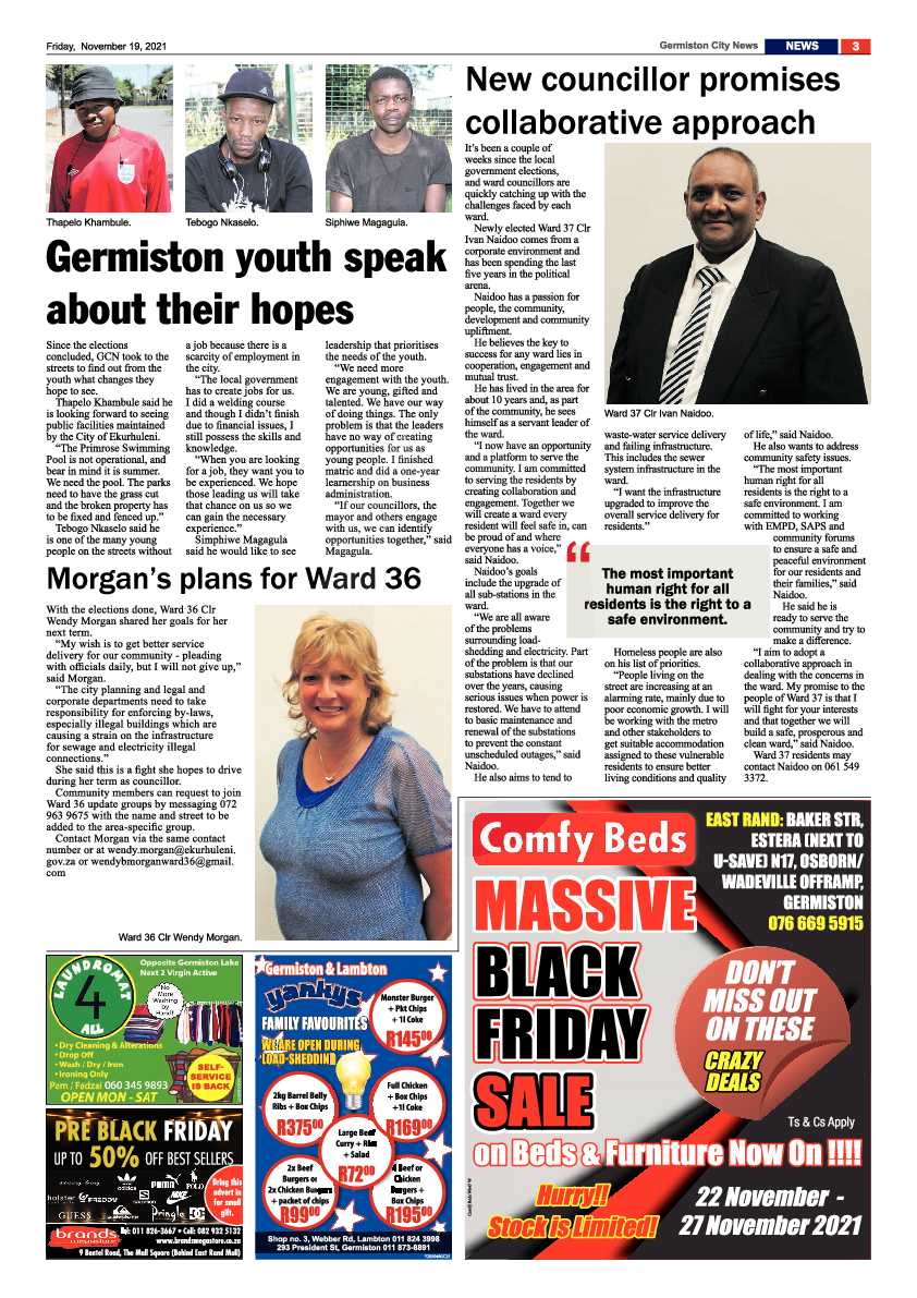 Germiston City News 19 November 2021 page 5