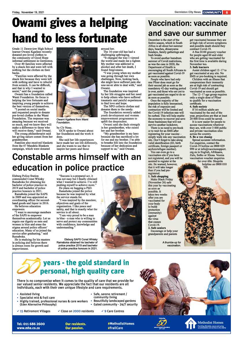 Germiston City News 19 November 2021 page 7