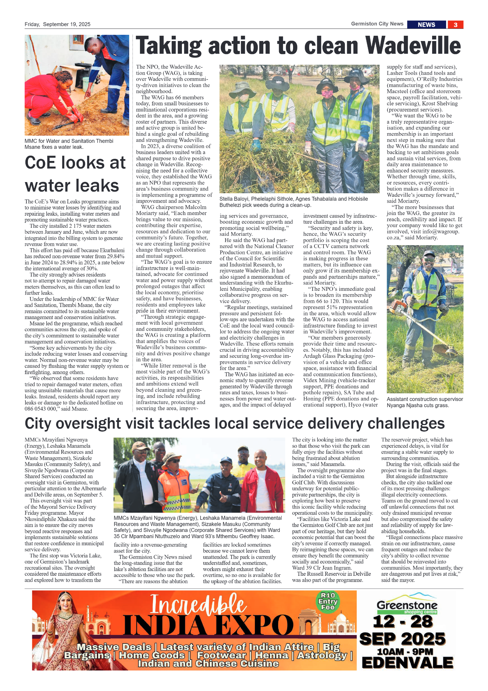 Germiston City News 19 September 2025 page 3