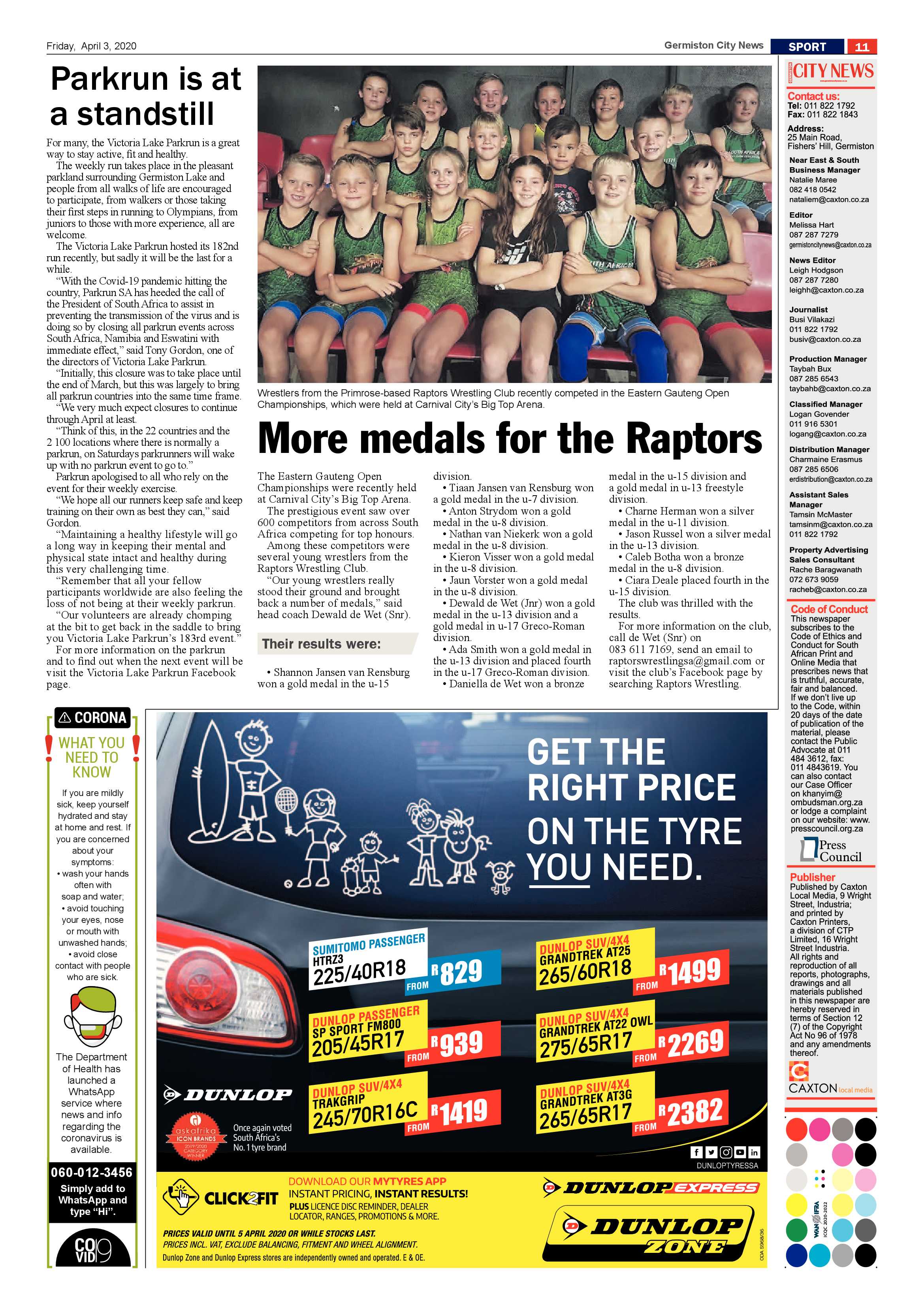 Germiston City News 1 April 2020 page 11