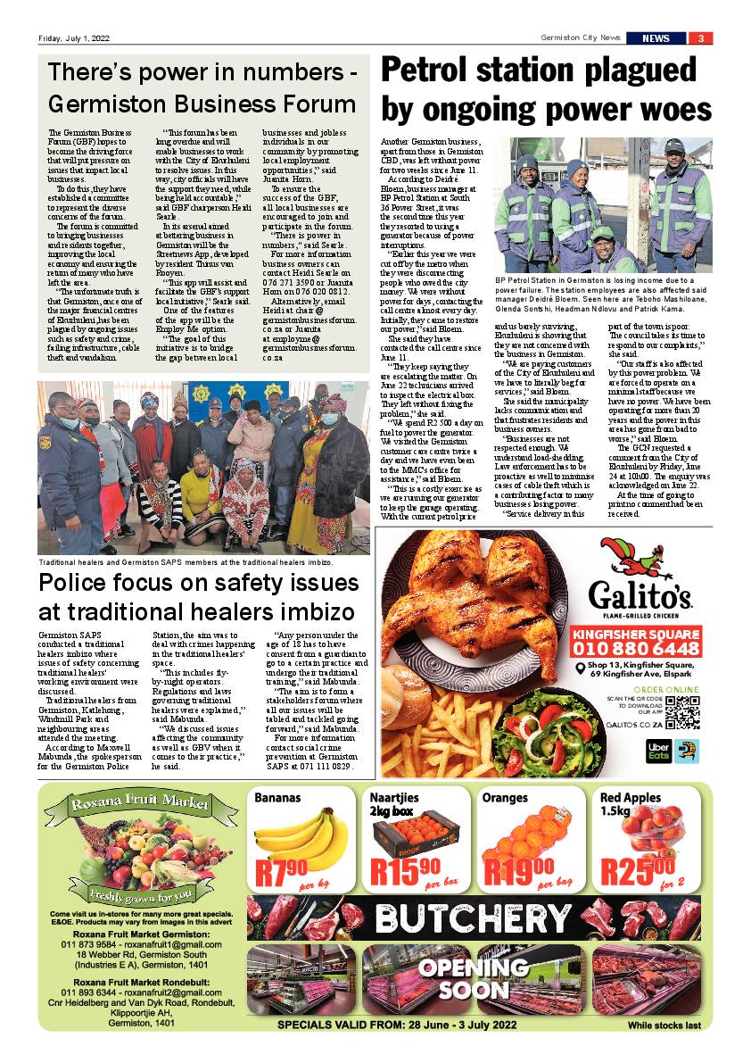 Germiston City News 1 July 2022 page 3